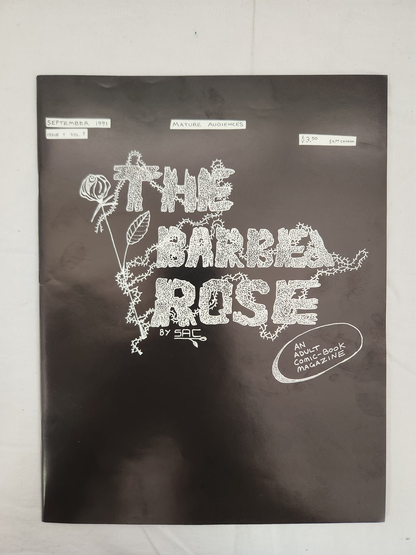 RARE - The Barbed Rose by Sac - Comic Book