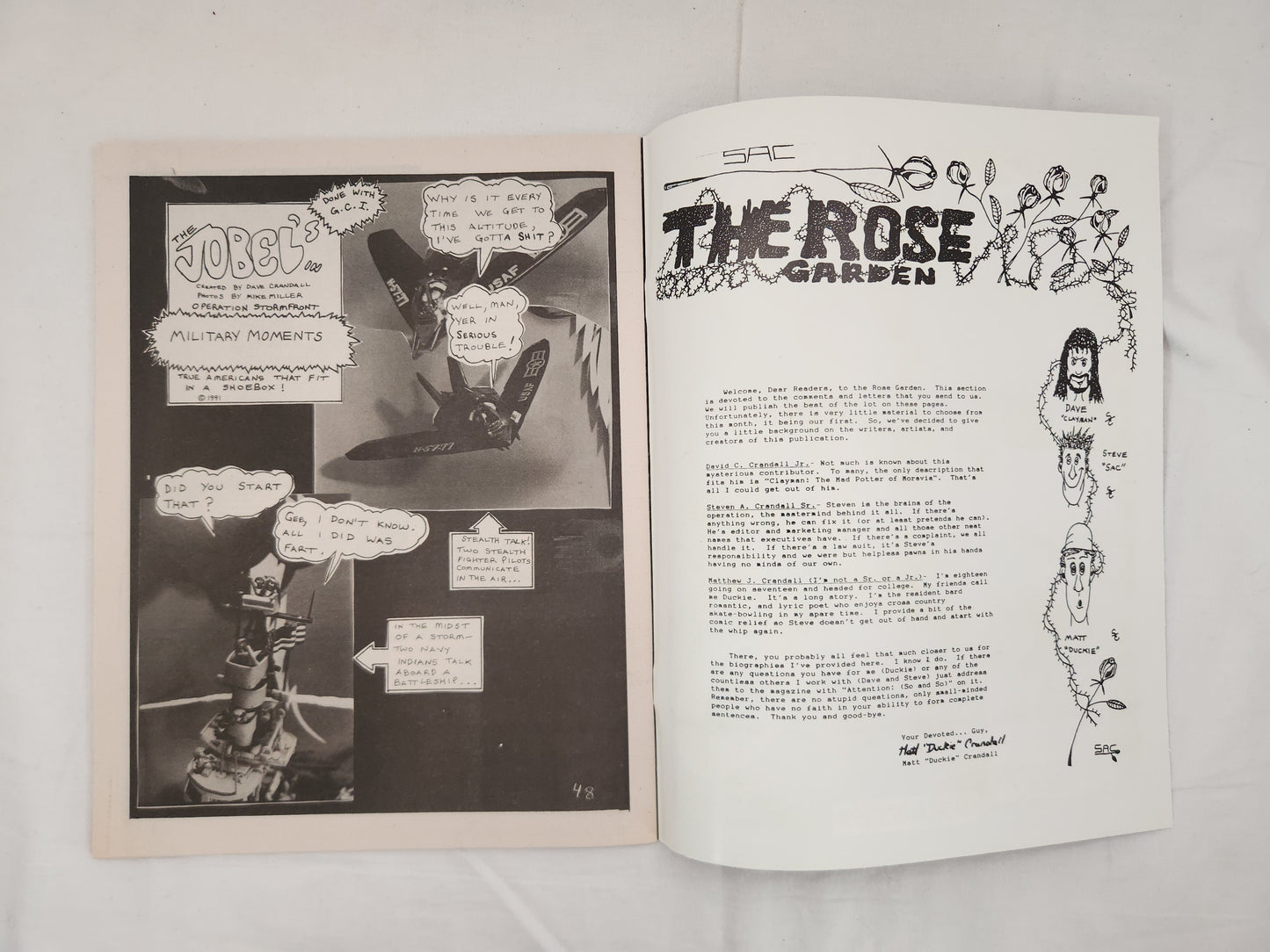 RARE - The Barbed Rose by Sac - Comic Book