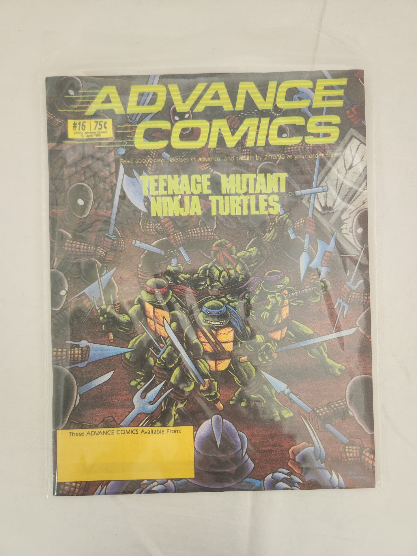 Advance Comics Magazine #16: Teenage Mutant Ninja Turtles - VG