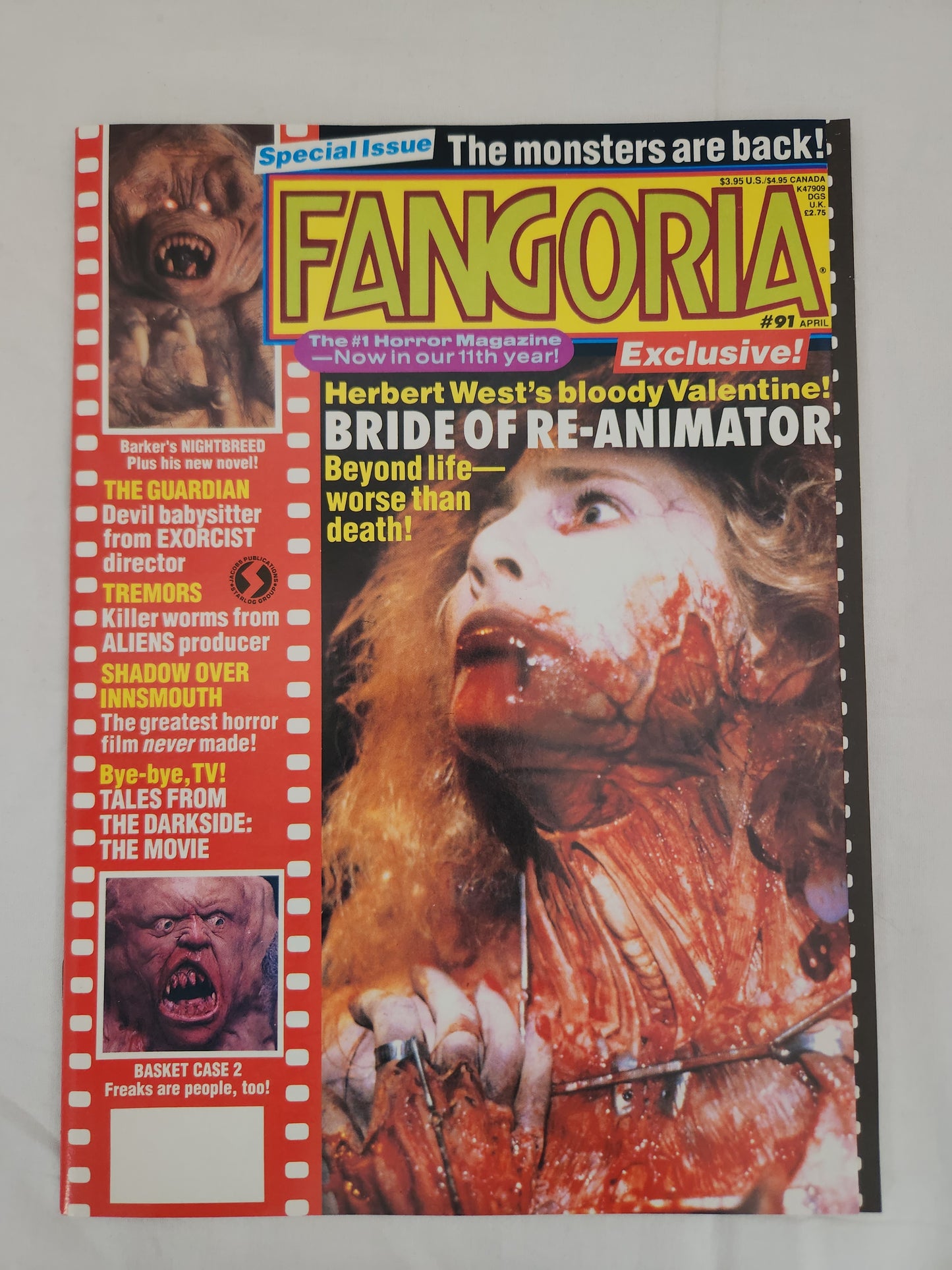 1990 - Fangoria Magazine Special issue #91: The Monsters are Back!