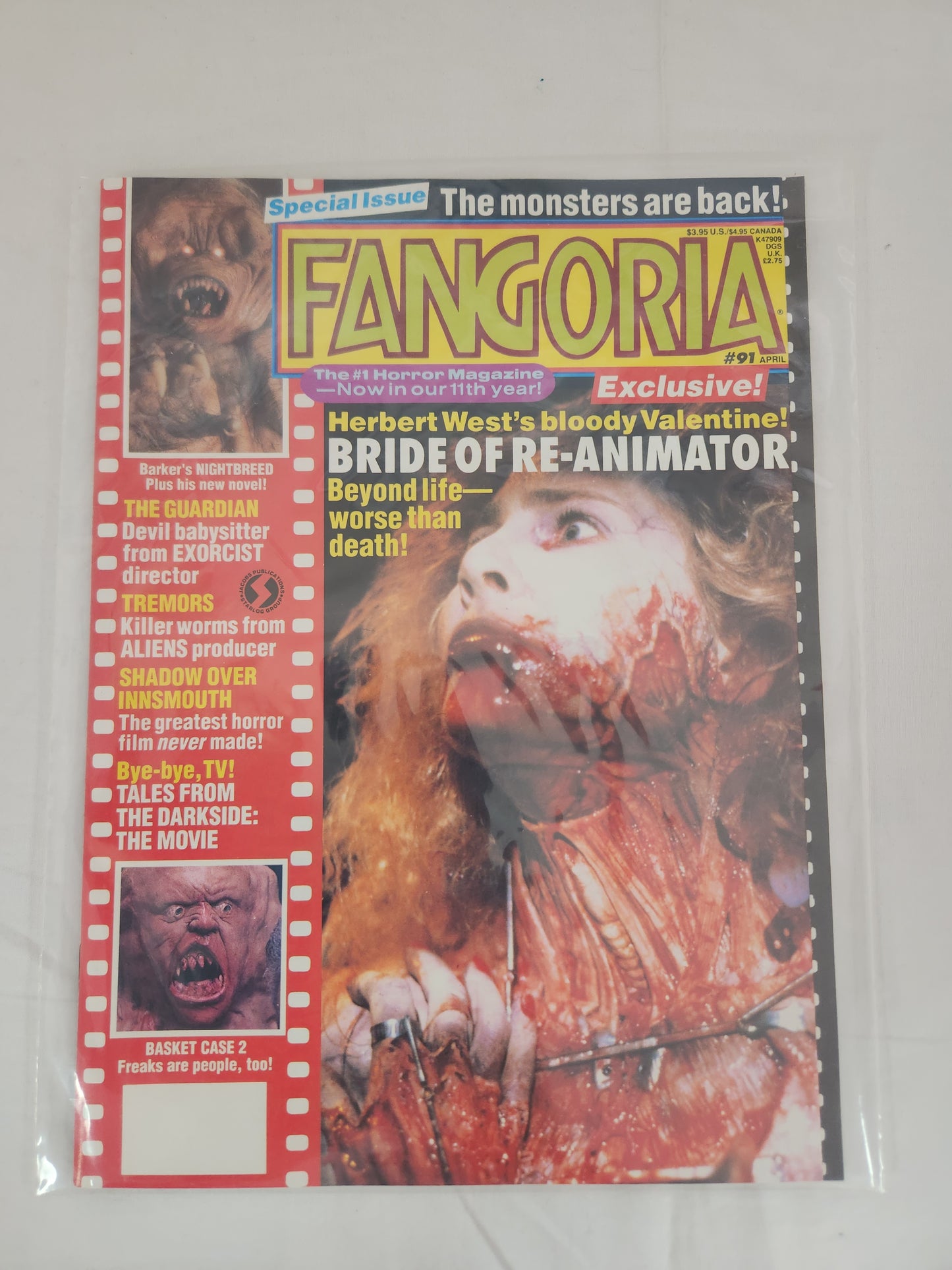1990 - Fangoria Magazine Special issue #91: The Monsters are Back!