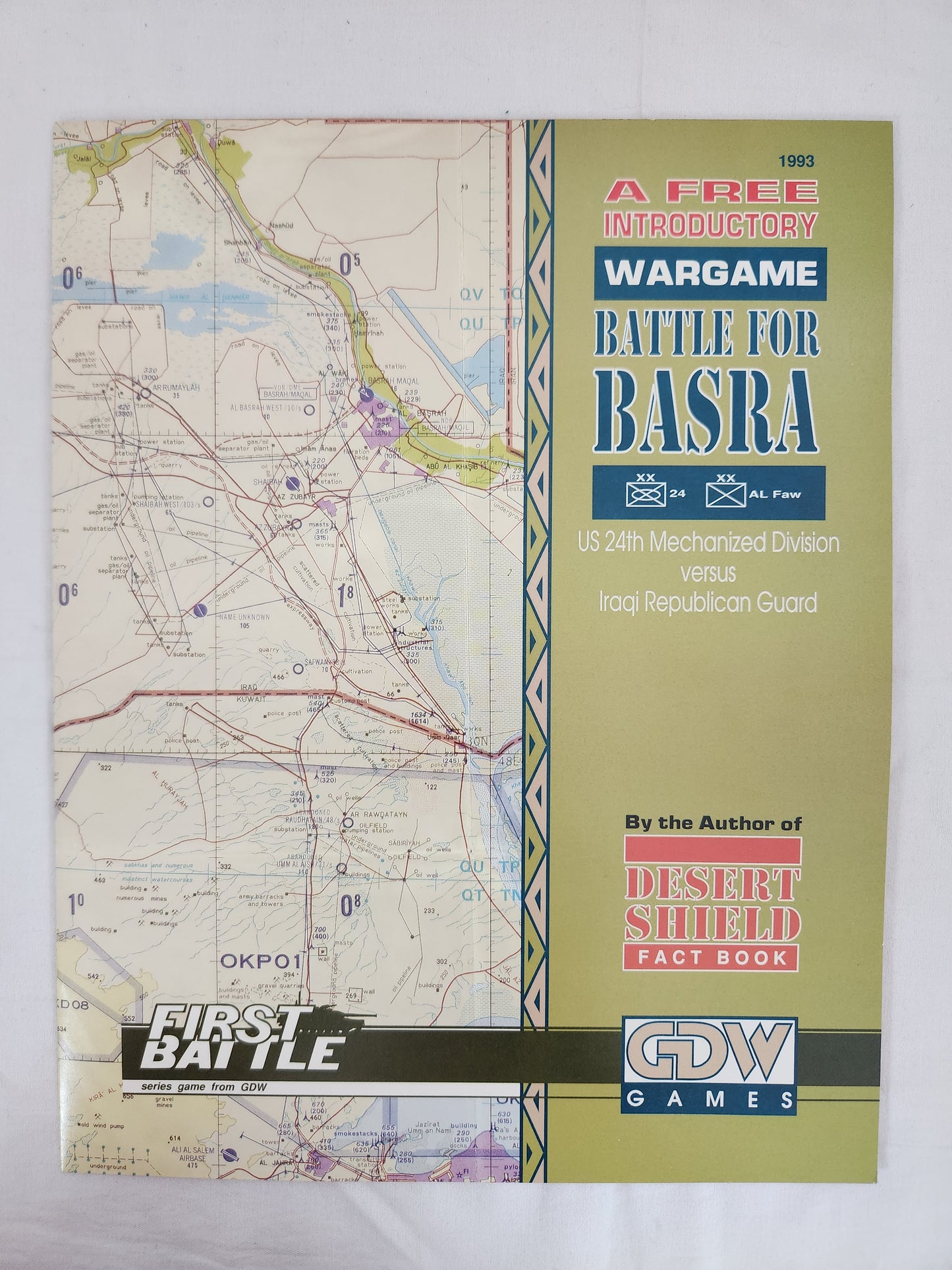 GDW Wargame Battle for Basra (unpunched)
