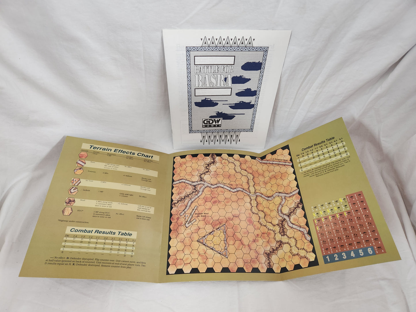 GDW Wargame Battle for Basra (unpunched)