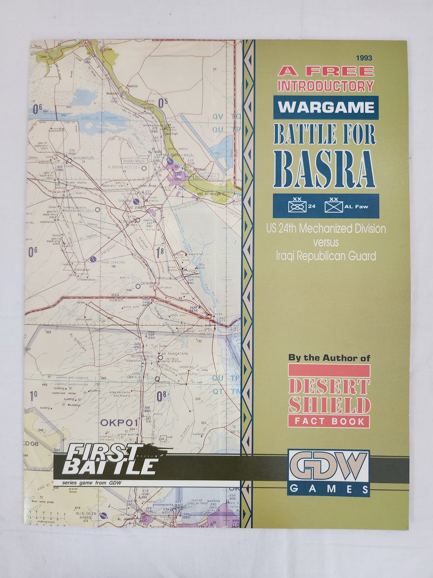GDW Wargame Battle for Basra (unpunched)