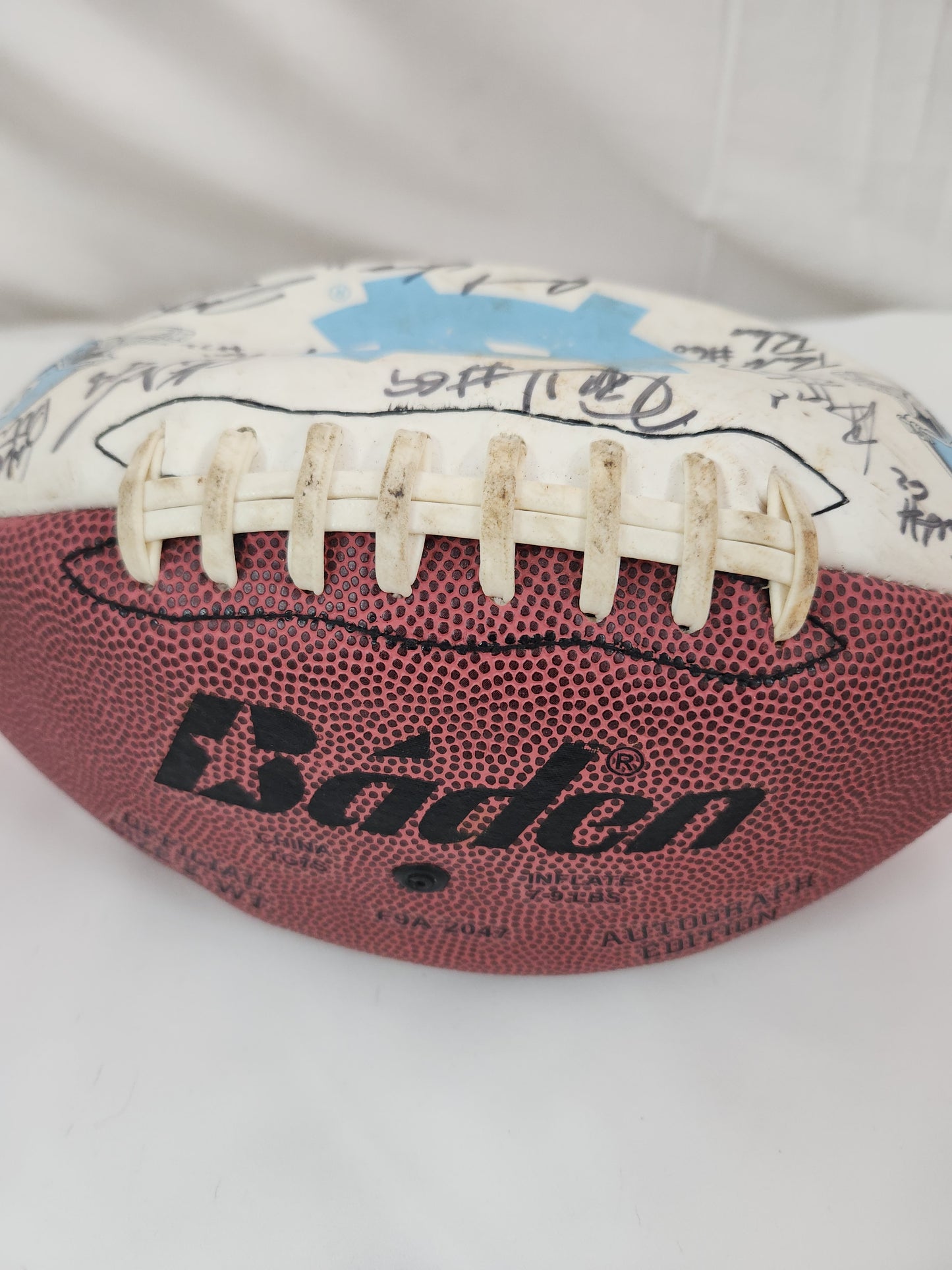 2012 - UNC Tar Heels Signed Football