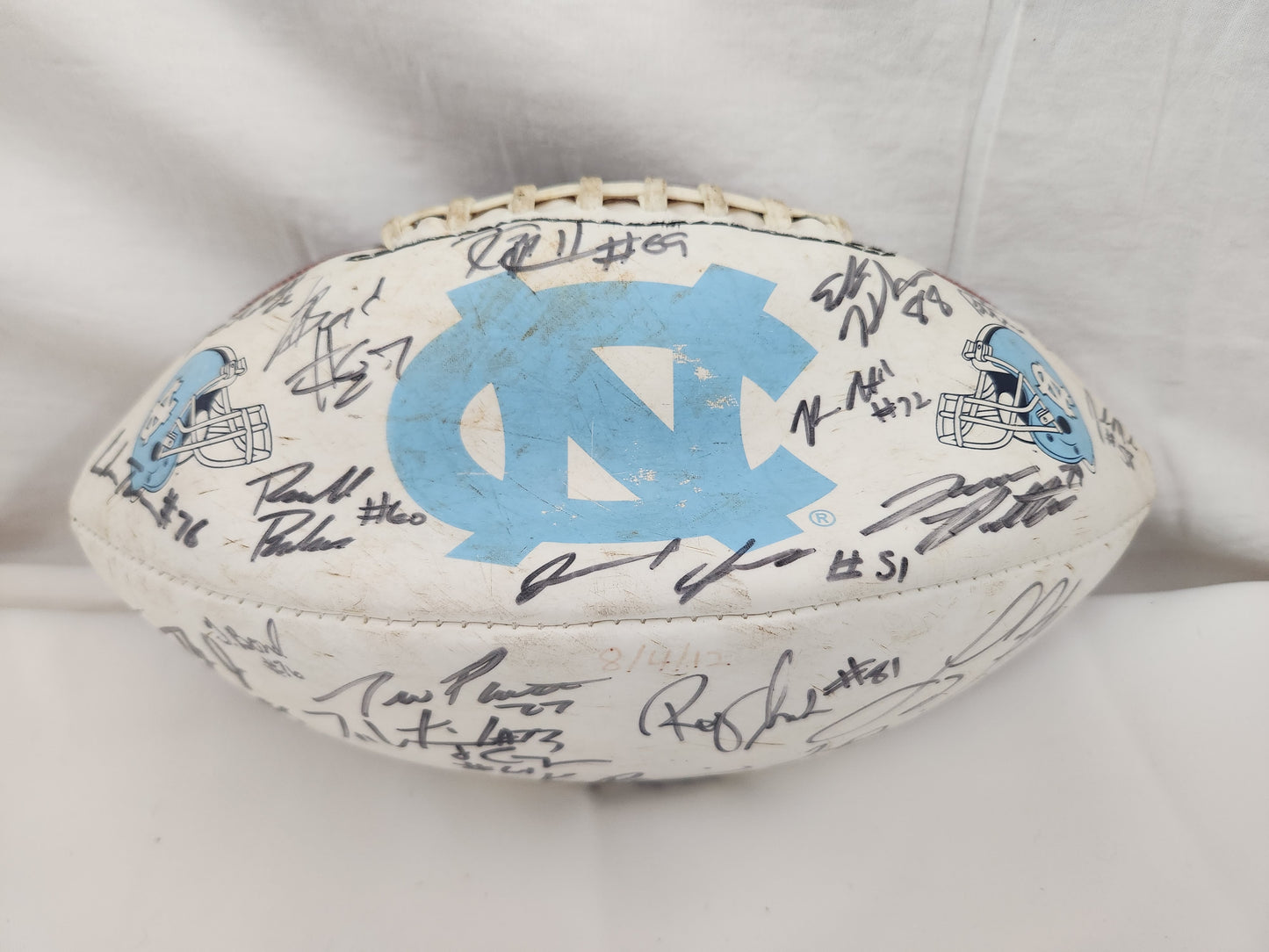 2012 - UNC Tar Heels Signed Football