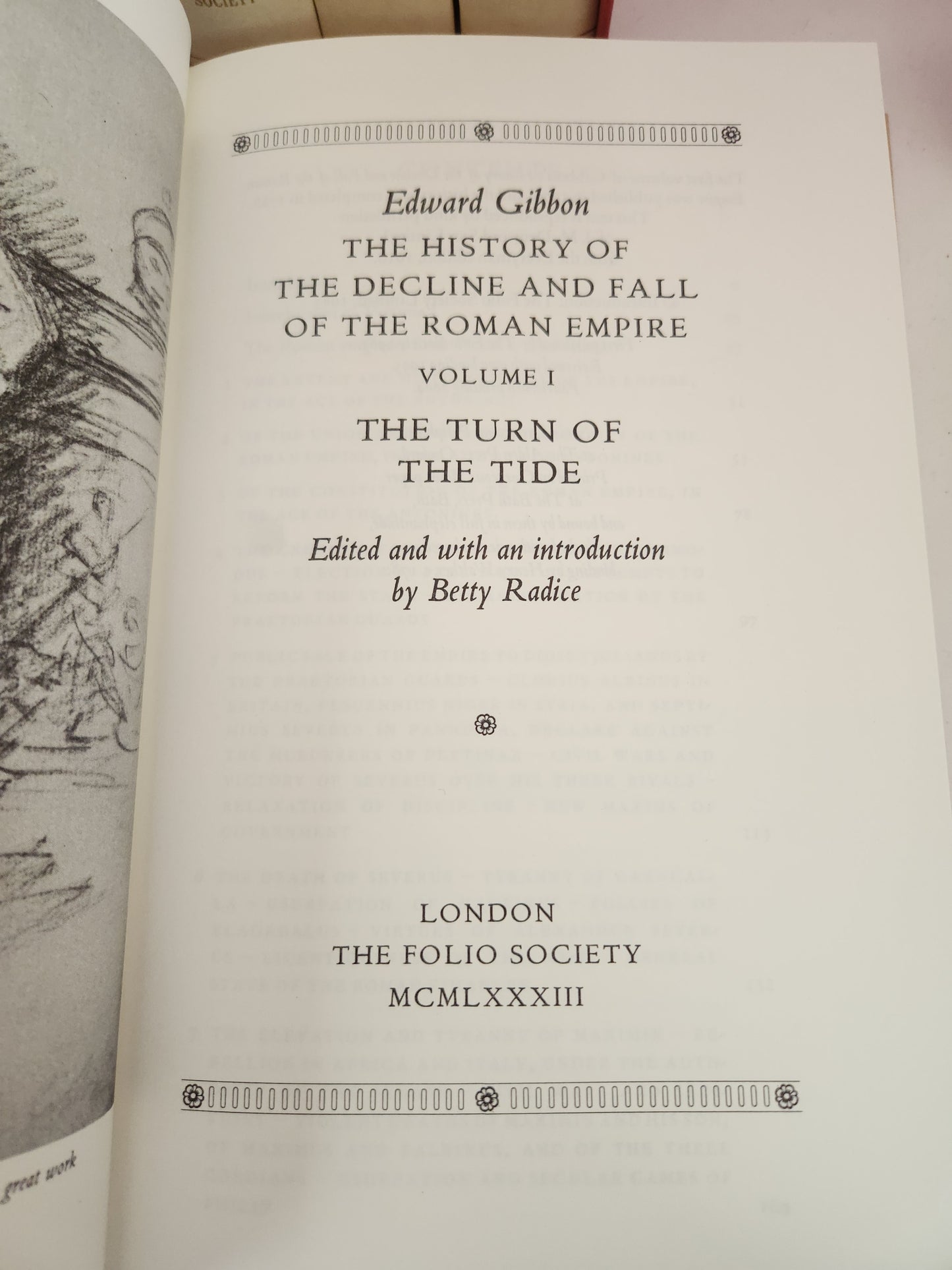 The History of the Decline and Fall of the Roman Empire COMPLETE 8 Folio Gibbon