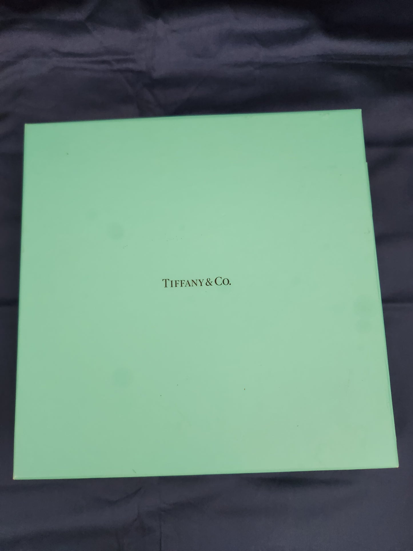 Tiffany & Co. Square Crystal Basket Weave 8" Plate
