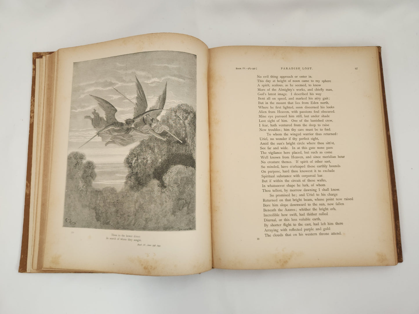 Rare - Milton's Paradise Lost, Illustrated by Gustave Dore, Altemus Edition (undated)