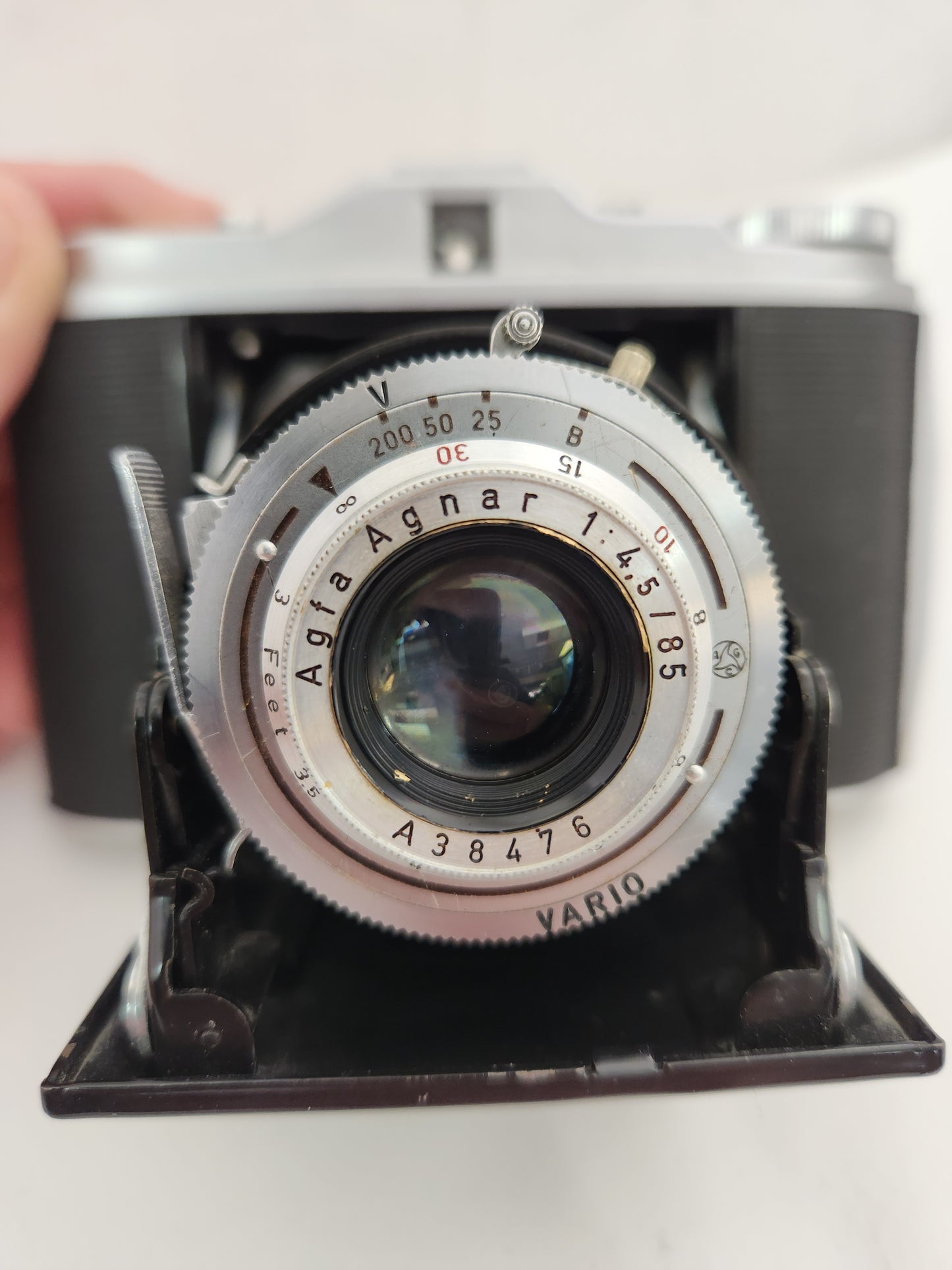Vintage - AGFA Isolette I Folding Bellowed Camera w/ Agnar 1:4.5/85 mm Vario lens