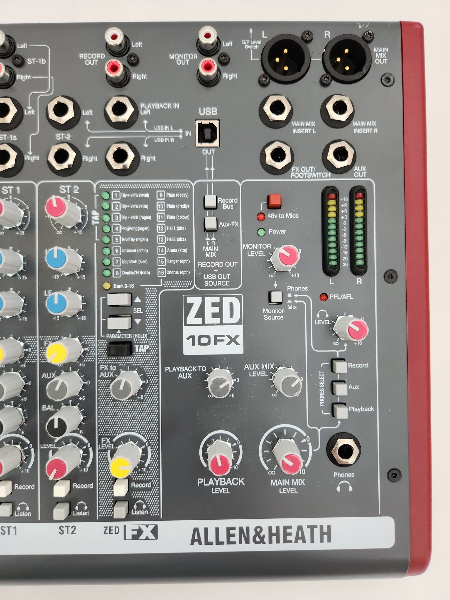 Allen & Heath ZED-10FX Multipurpose Analog Mixer (not tested)