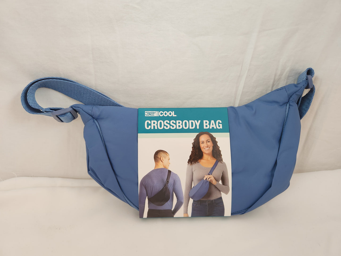 32 Degrees Cool Unisex Coronet Blue Crossbody Bag