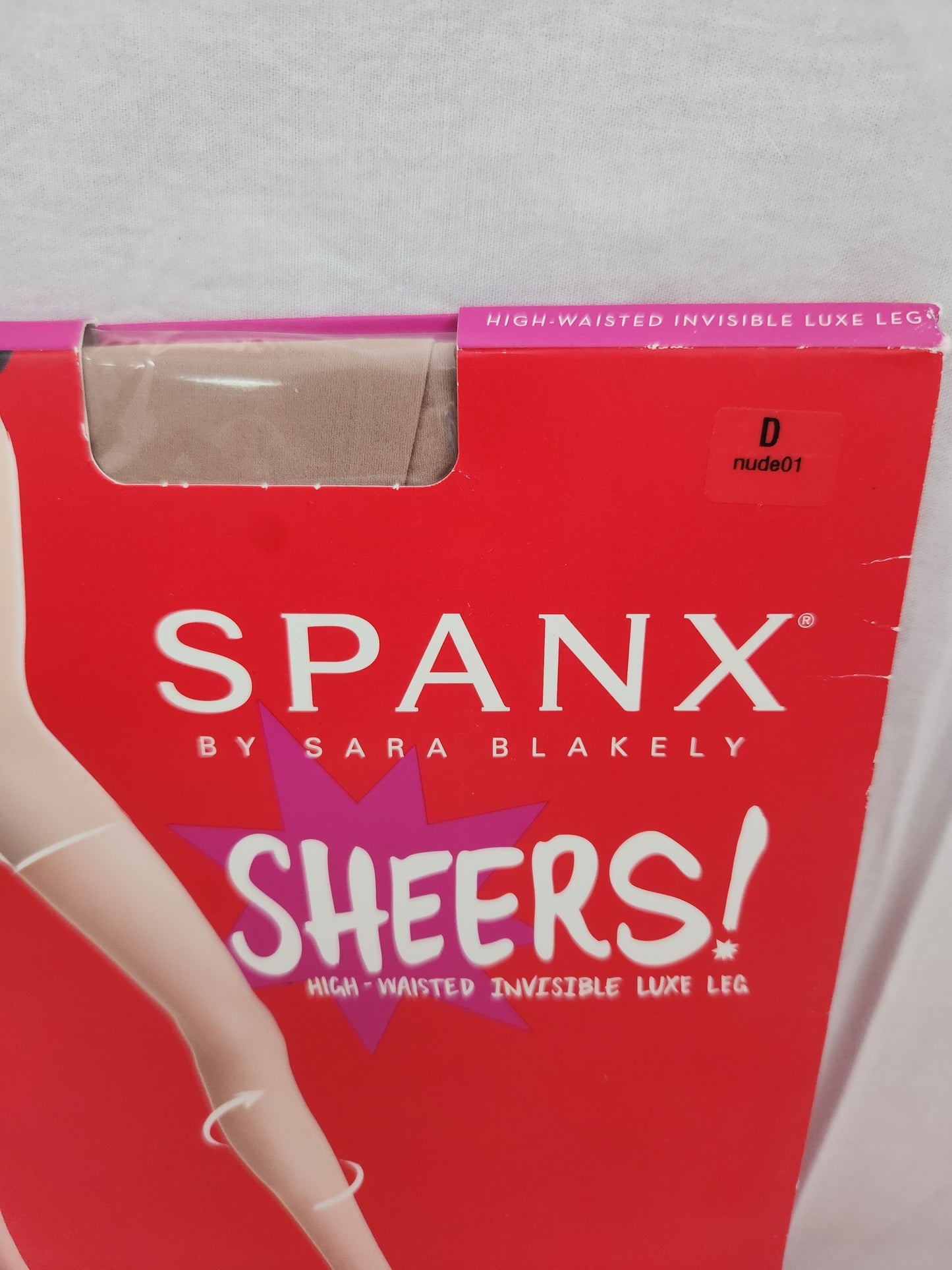 Spanx Sheers By Sara Blakely High Waisted Invisible Luxe Leg - Size D Nude01
