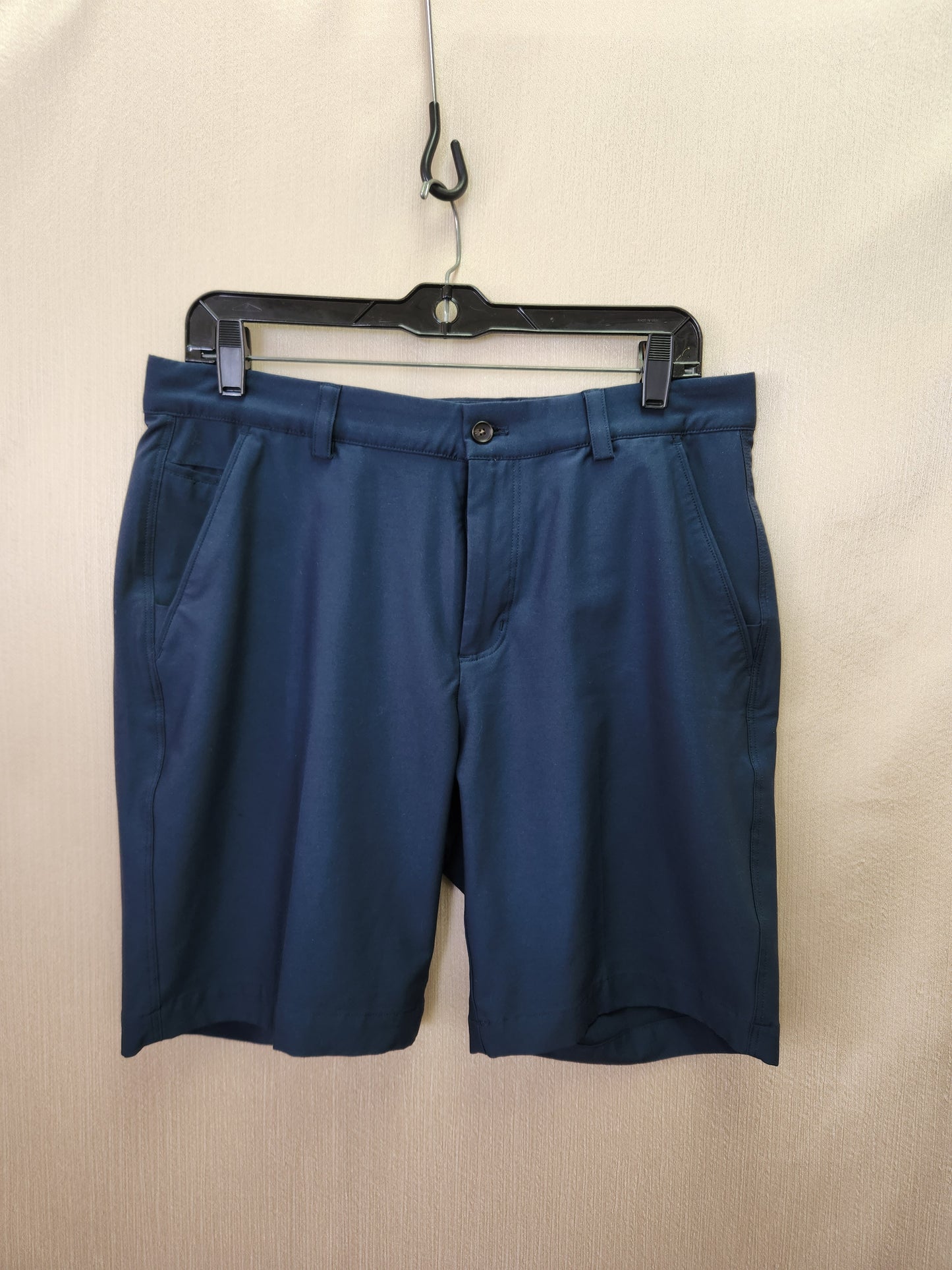 Greg Norman Navy ML75 Microlux Performance Golf Shorts - Size: 32