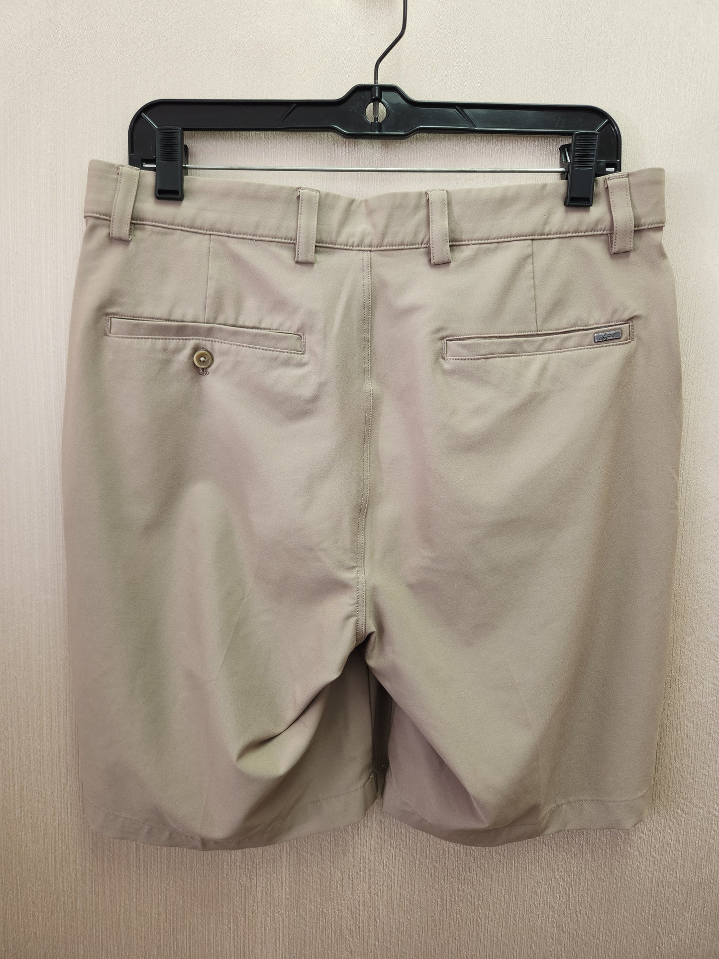 Greg Norman Tan ML75 Microlux Performance Golf Shorts - Size: 32