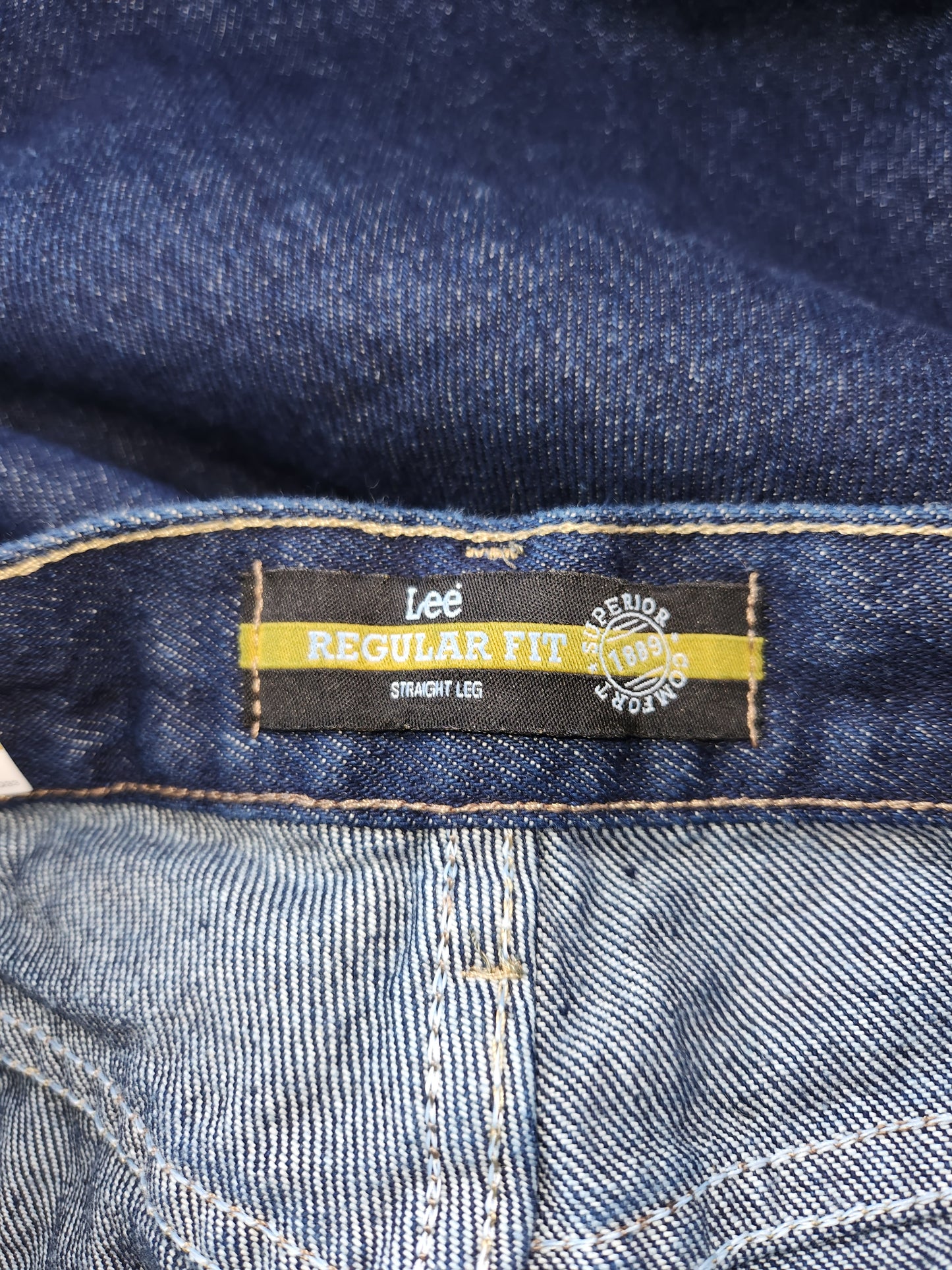 Lee Pepper Prewash Regular Fit Straight Leg Jeans - Size: 34x30