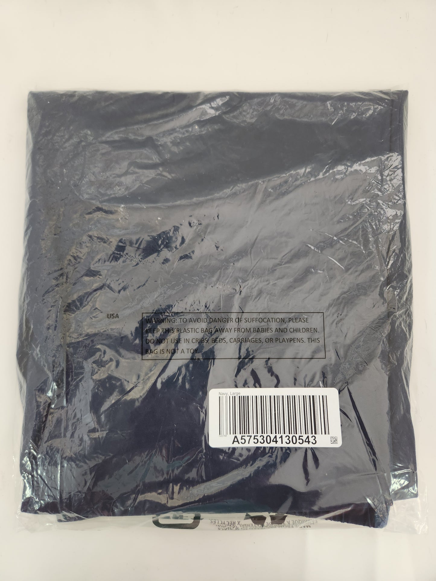 D&Co Navy Elastic Waistband Capri Pants - Size: L