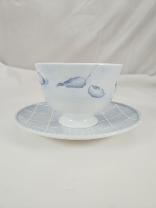 Lenox "Swedish Rose" Footed Cup & Saucer