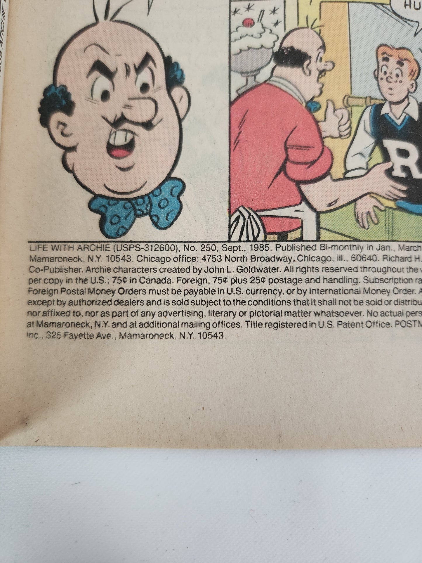Life with Archie Comic #250 September 1985