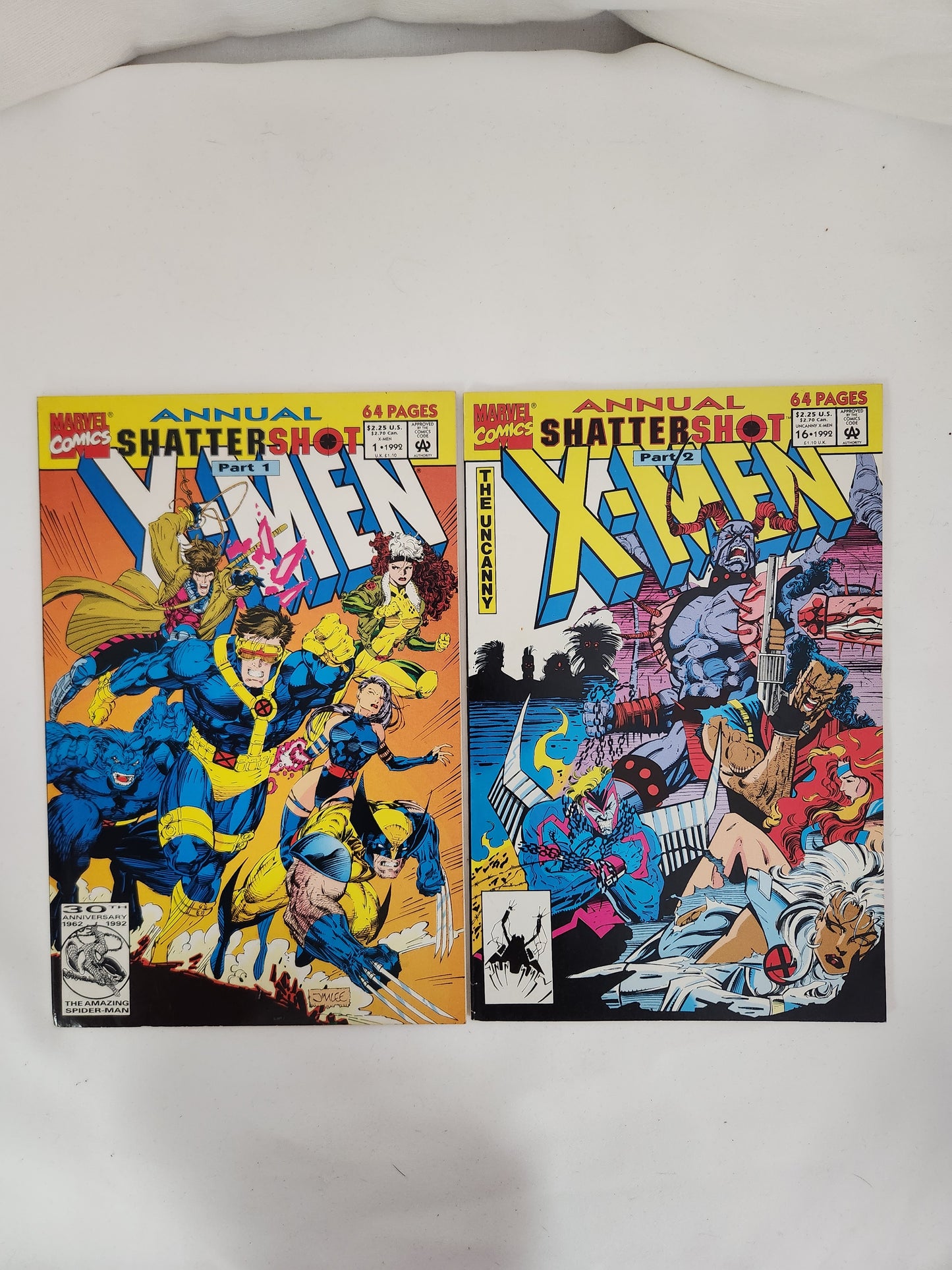 X-Men Annual: Shattershot Comic Book Part 1 & Uncanny X-Men Annual Part 2 - VG