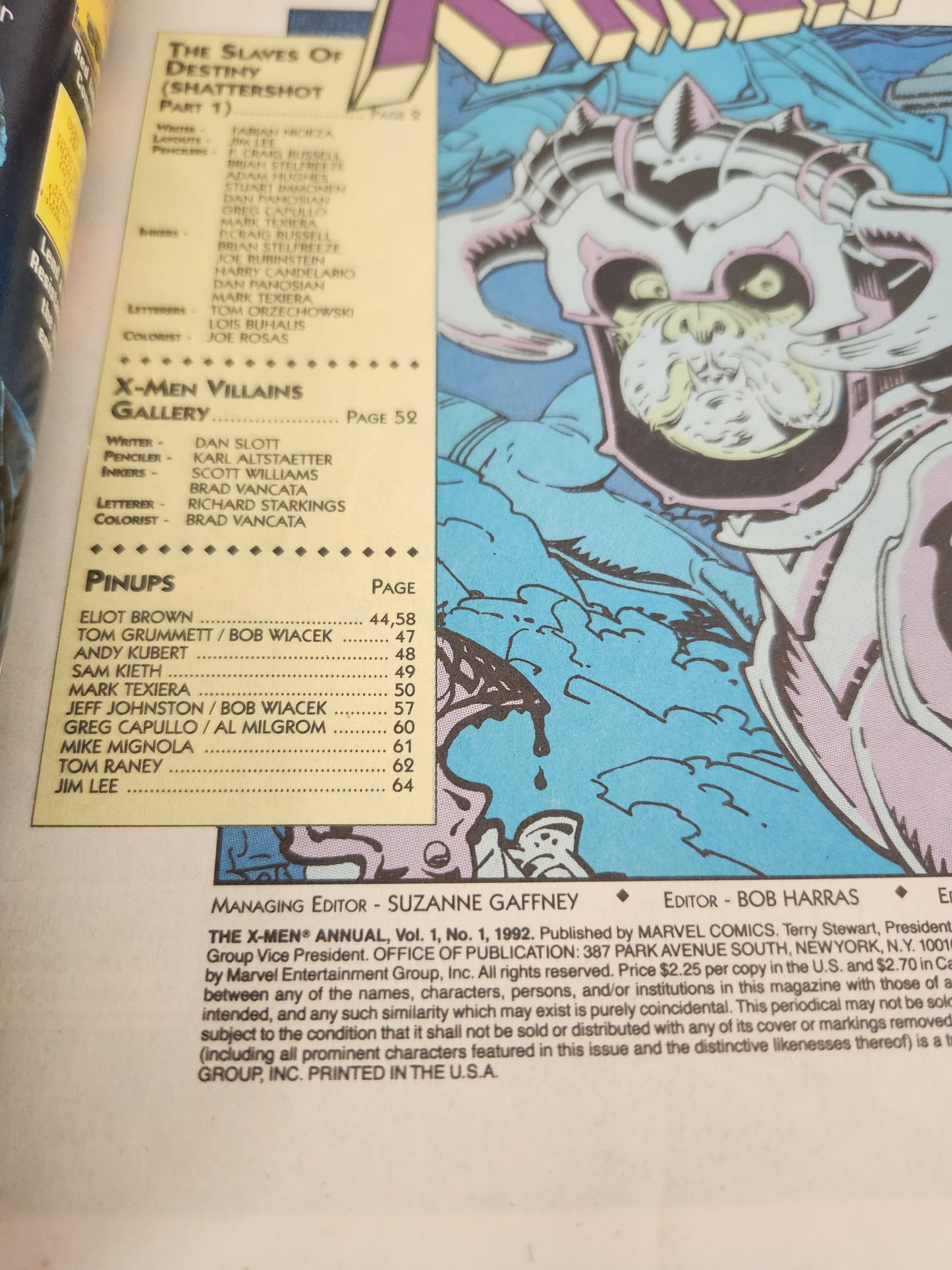X-Men Annual: Shattershot Comic Book Part 1 & Uncanny X-Men Annual Part 2 - VG
