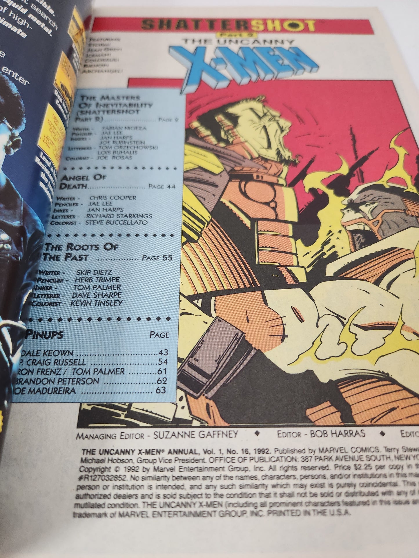 X-Men Annual: Shattershot Comic Book Part 1 & Uncanny X-Men Annual Part 2 - VG