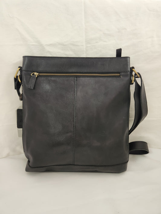 Rawlings Women's Black Baseball Stitch Crossbody Bag - #RB60002-001