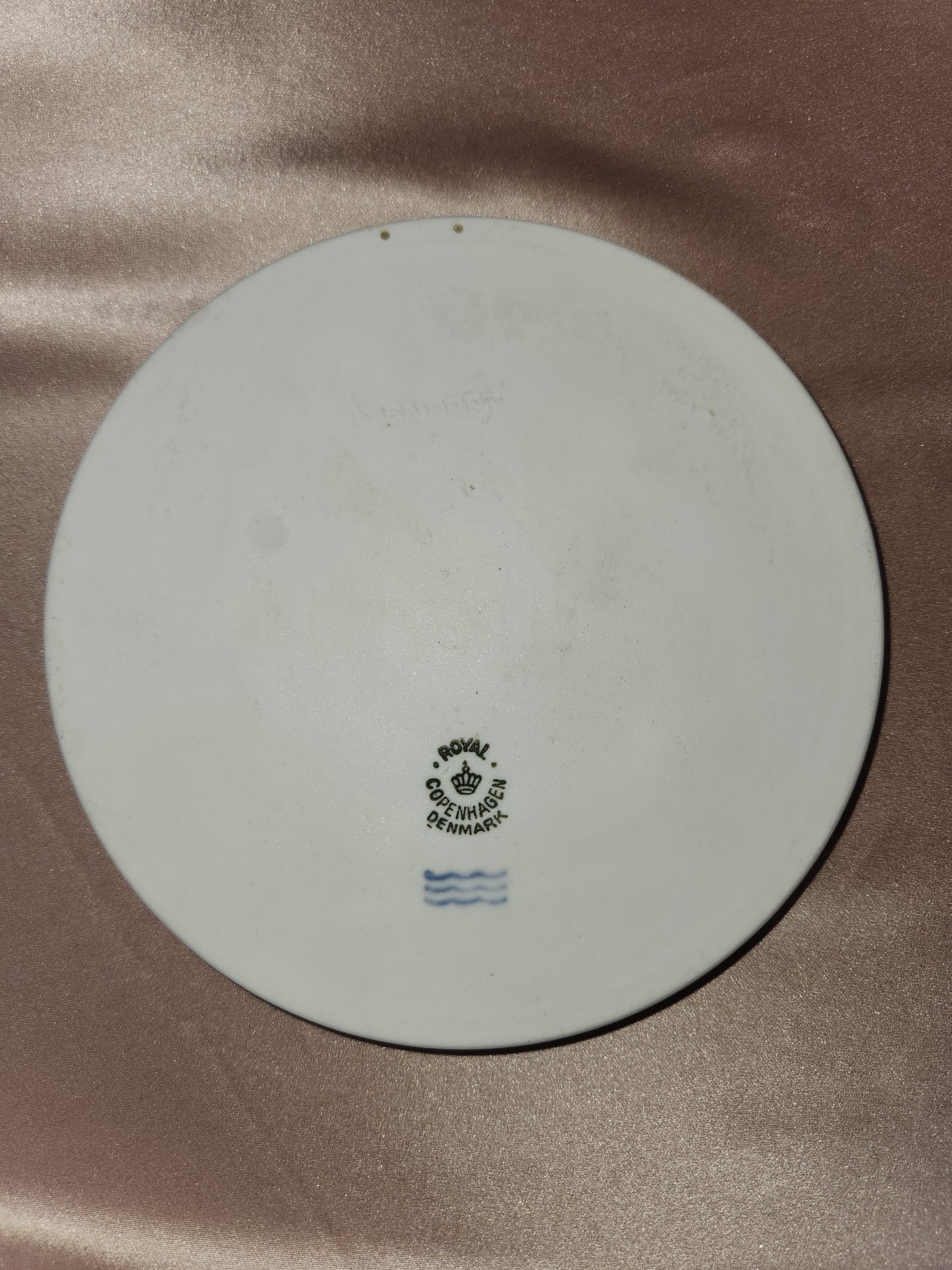 Royal Copenhagen Four Seasons Series "Winter" Bisque Porcelain 5-1/2" Wall Plaque
