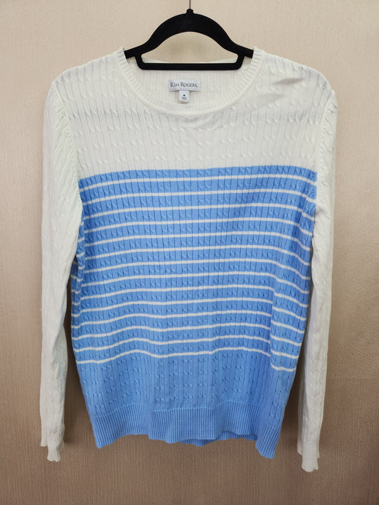 Kim Rogers Cotton Sweater - Size: M