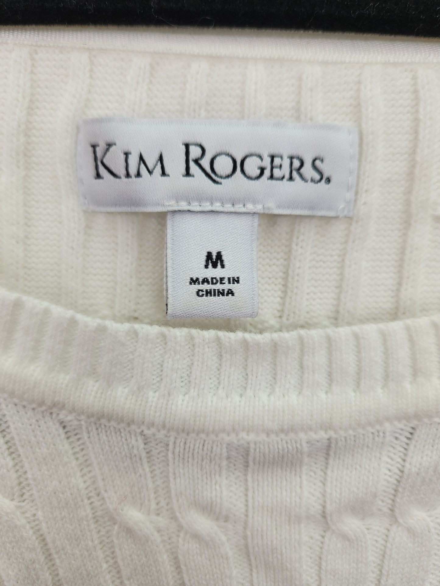 Kim Rogers Cotton Sweater - Size: M