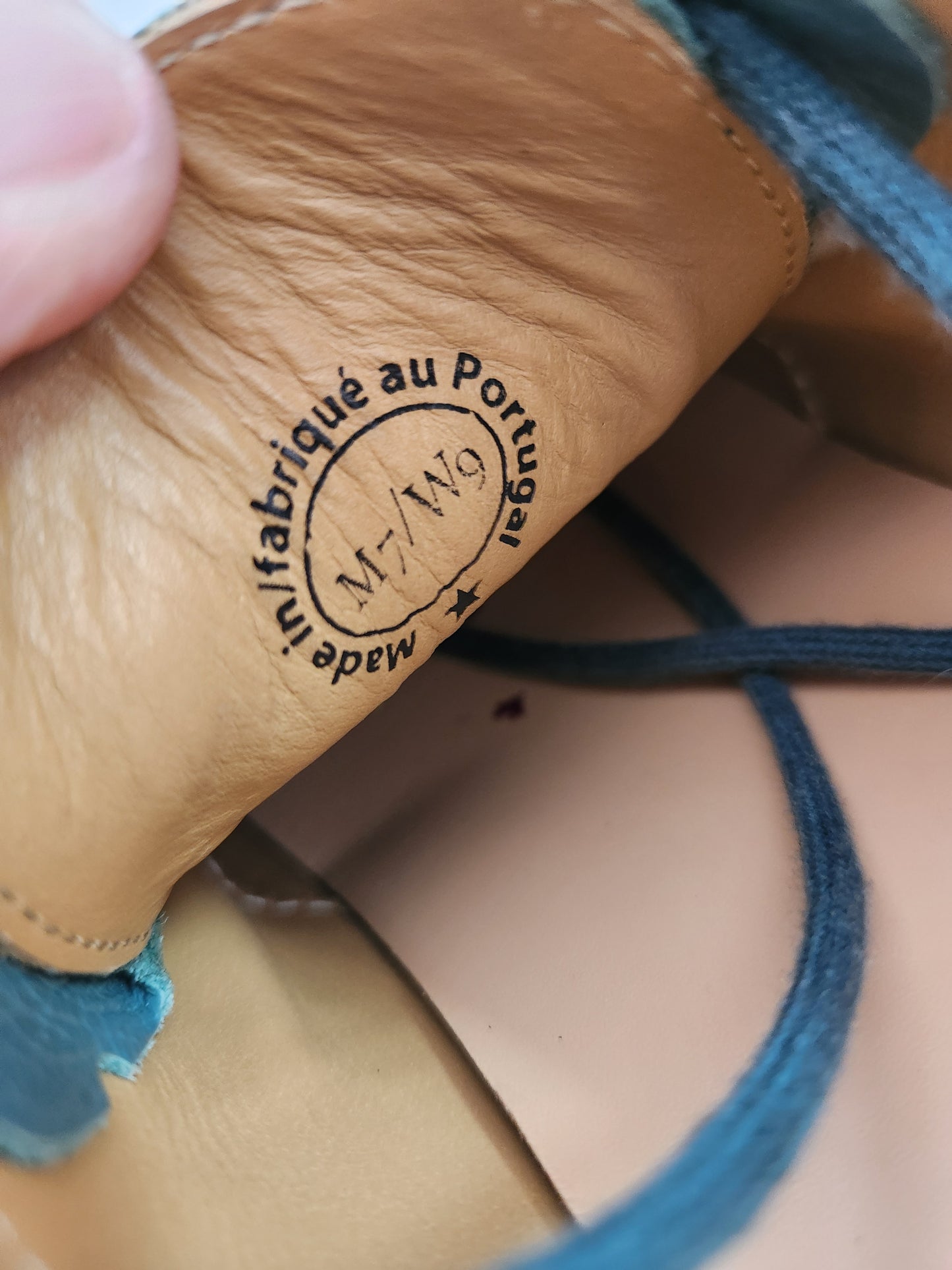 John Fluevog Teal Official Jueves Casual Leather Shoes - Size: M7/W9