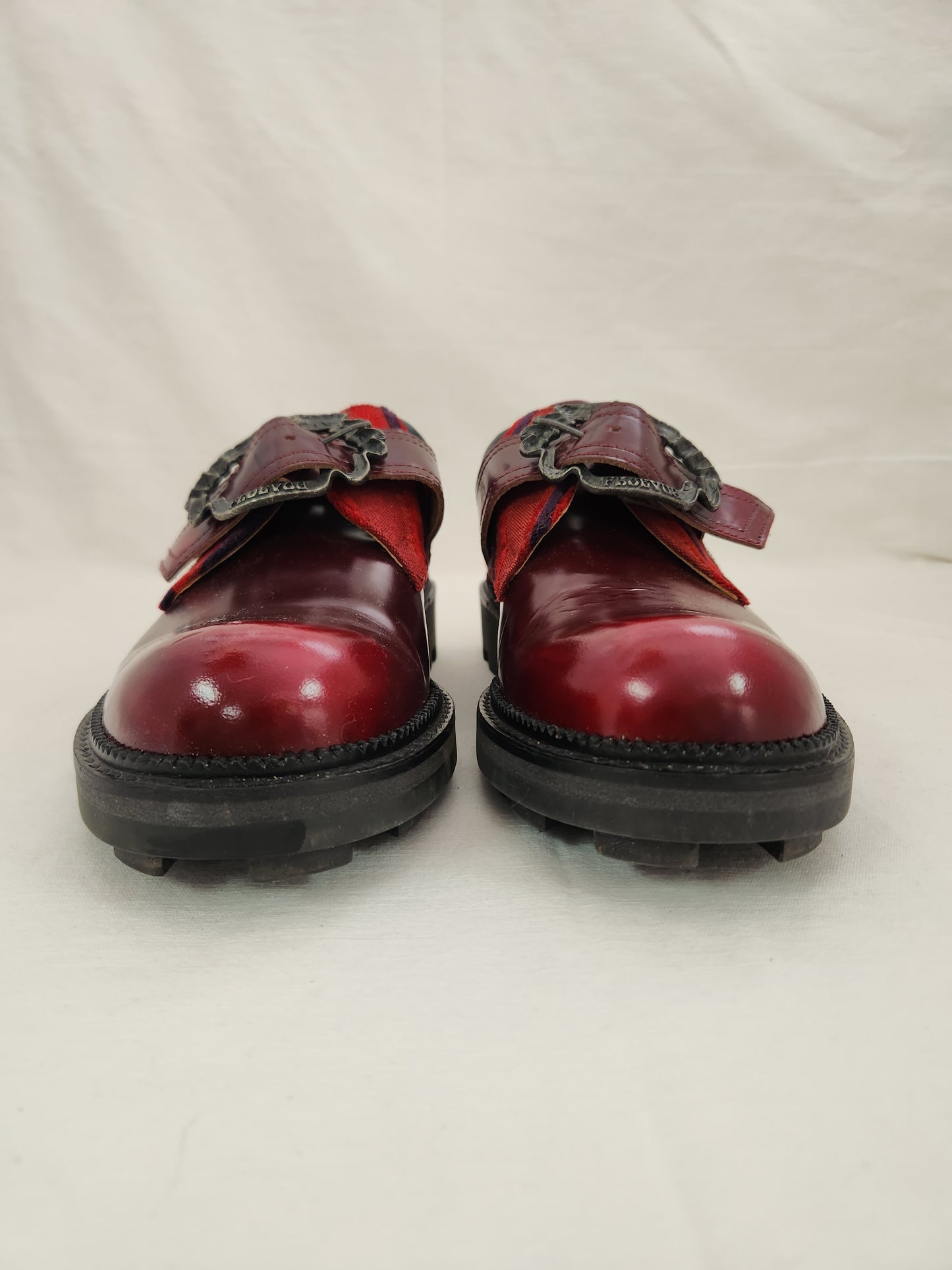 John Fluevog 7th Heaven Johane Angel shoe with custom buckle - Size: M7/W9