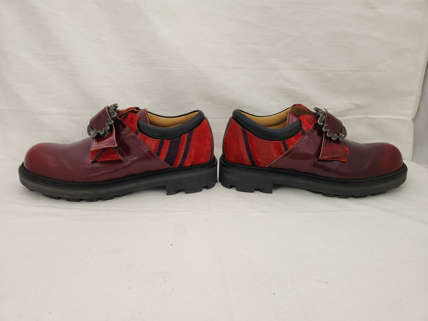 John Fluevog 7th Heaven Johane Angel shoe with custom buckle - Size: M7/W9