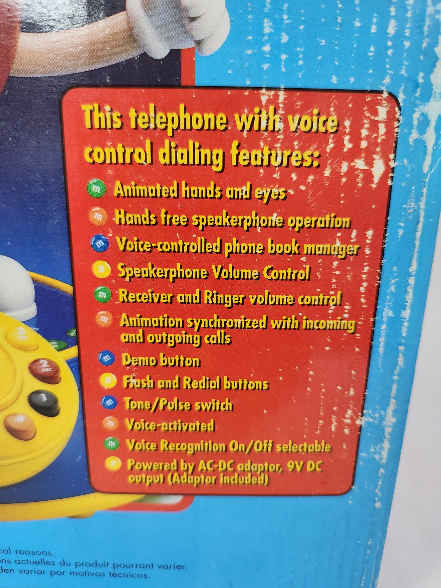 M&M's Voice Activated Landline Telephone