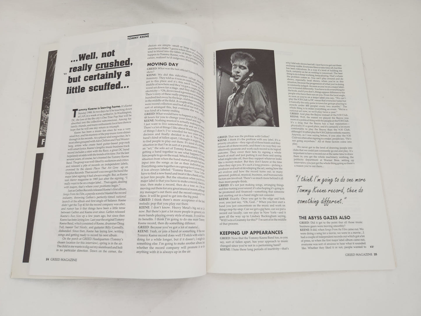 1988 Greed Magazine #5: Love And Rockets - VG
