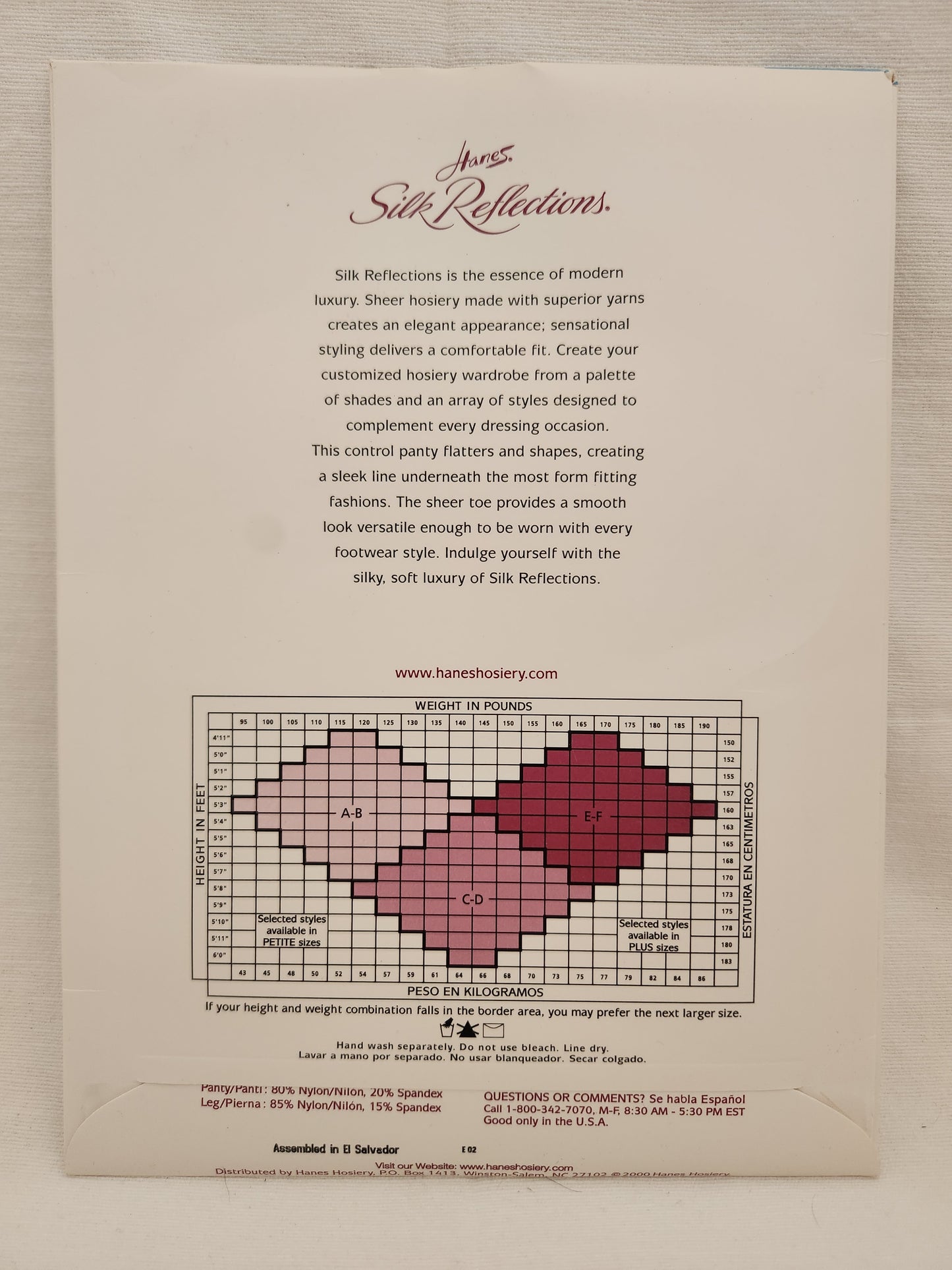 Hanes Silk Reflections Silky Sheer Pantyhose - Size: CD