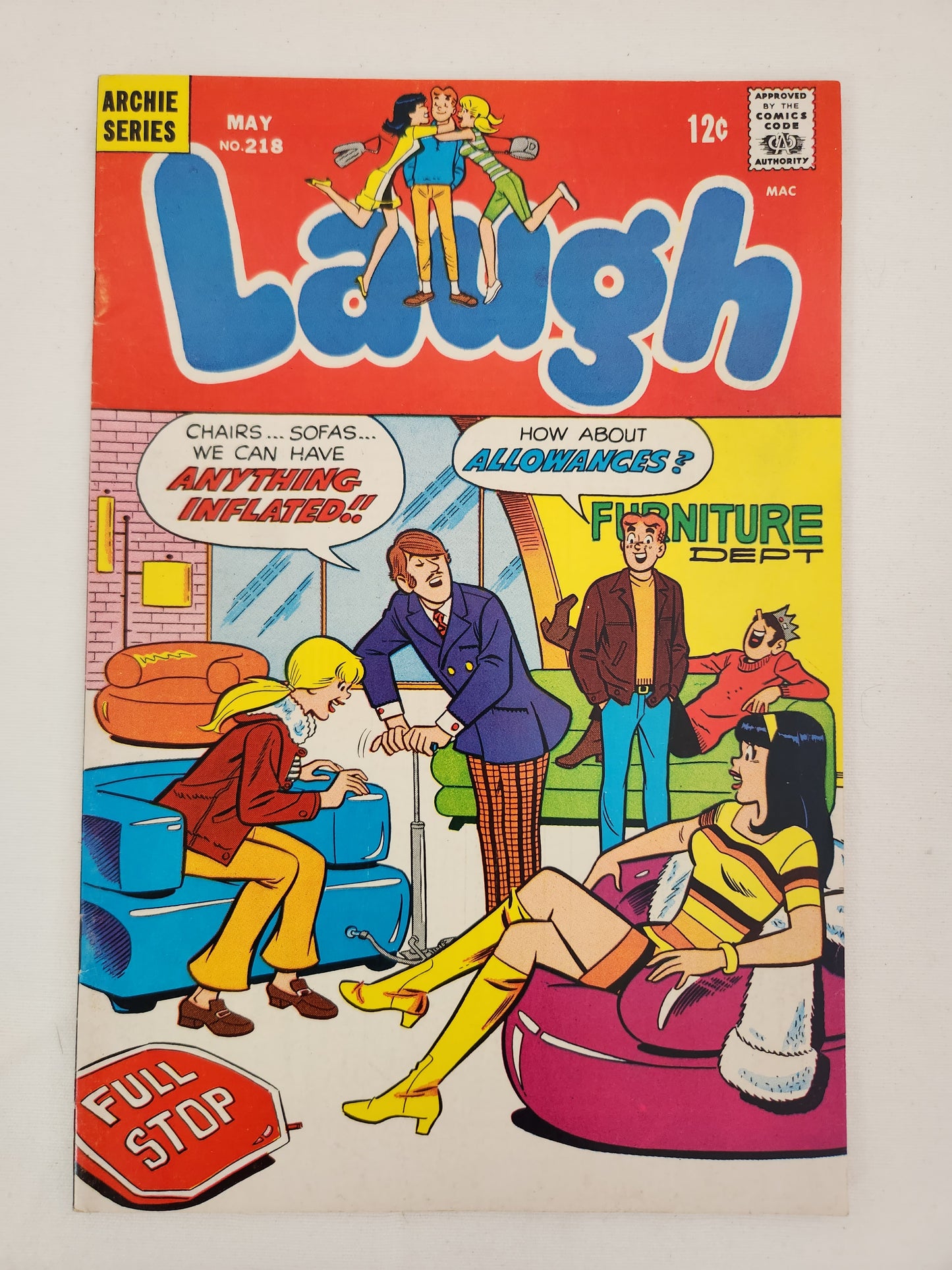 Lot of 9 Various - Archie Series "Laugh" Comic Books