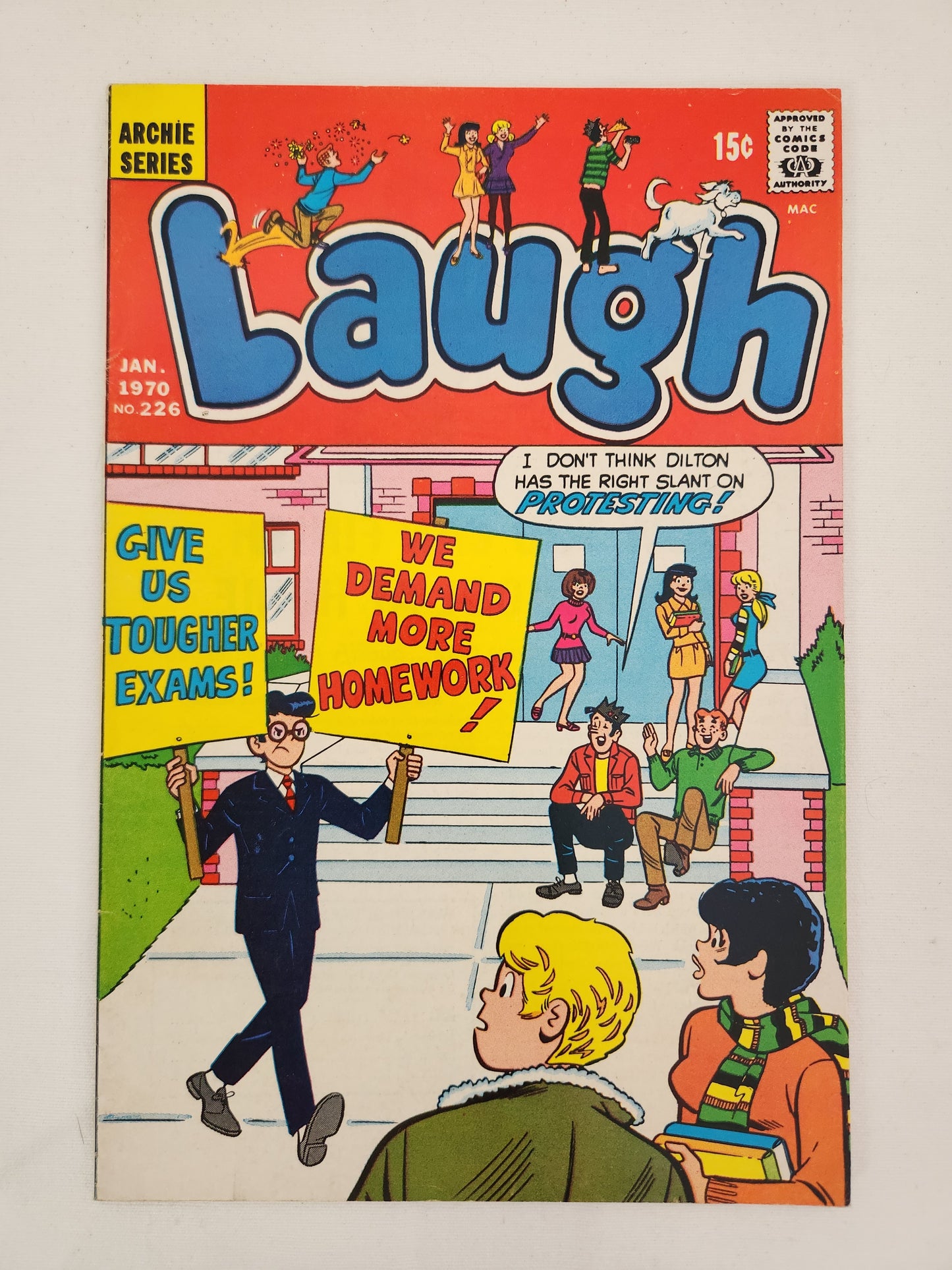 Lot of 9 Various - Archie Series "Laugh" Comic Books