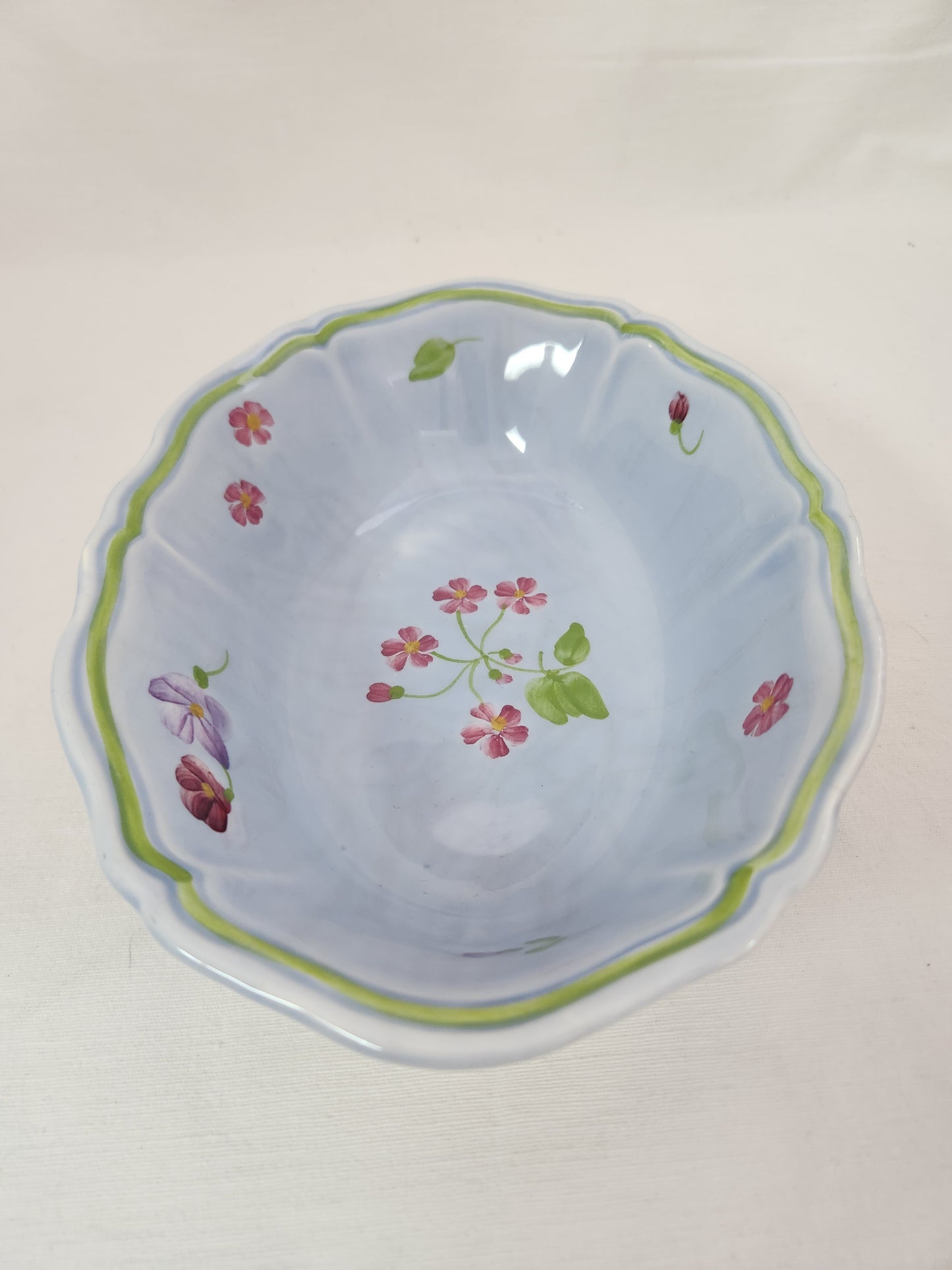 Longchamp Mon Jardin Oval Vegetable Bowl (crazing)