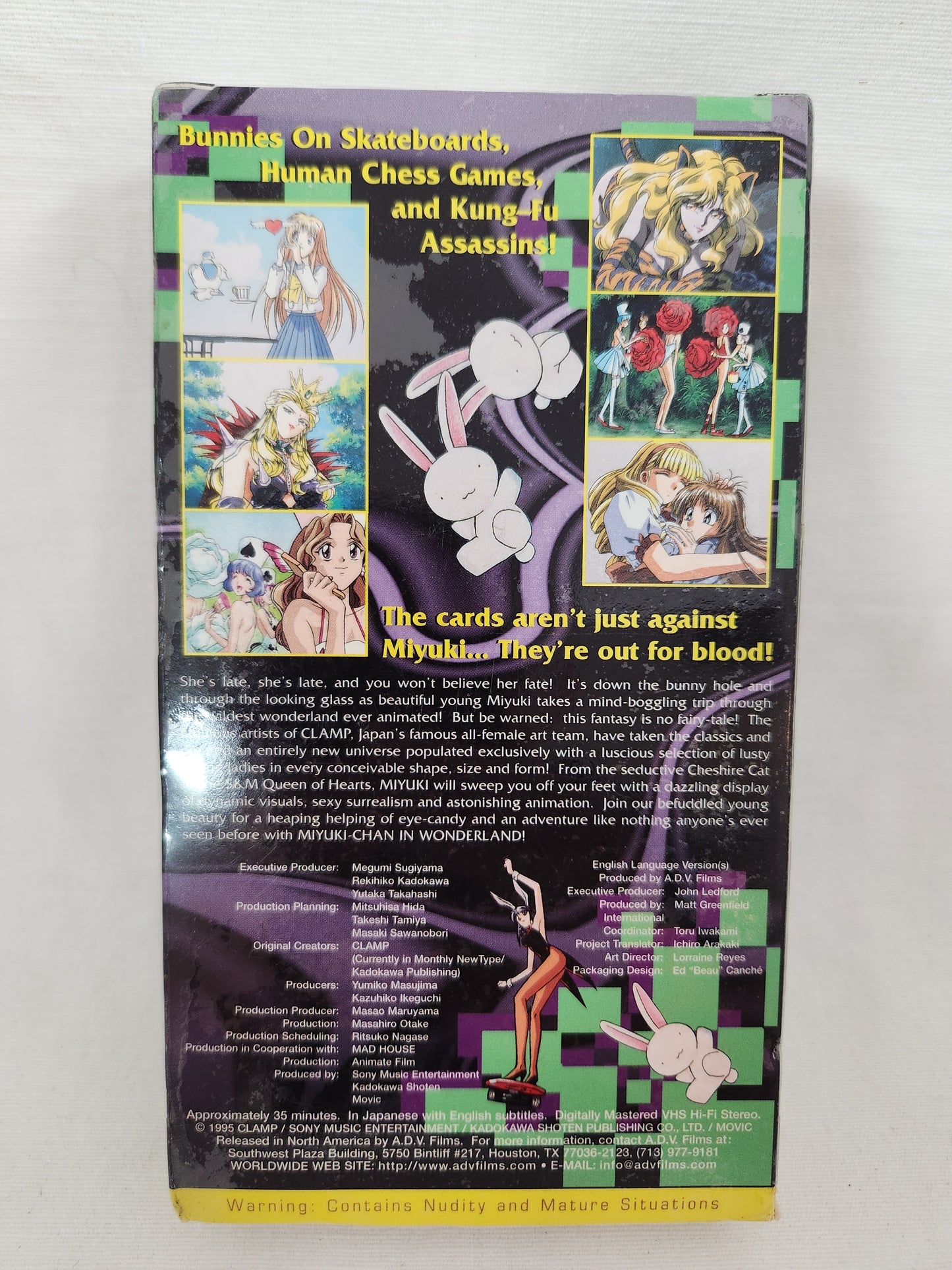 Miyuki-Chan in Wonderland (VHS, 1995) English Subtitles - Sealed