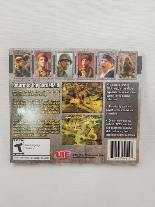 Blitzkrieg "The Complete Anthology" PC DVD-ROM Software - sealed