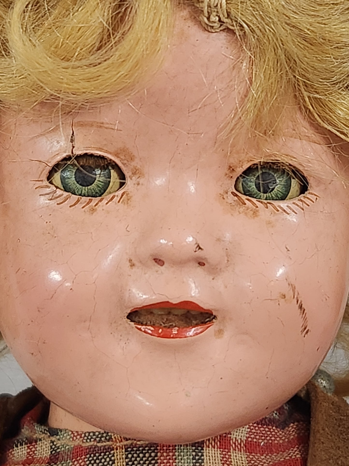 VINTAGE 1930's - Shirley Temple 12" Composition Texas Ranger Doll