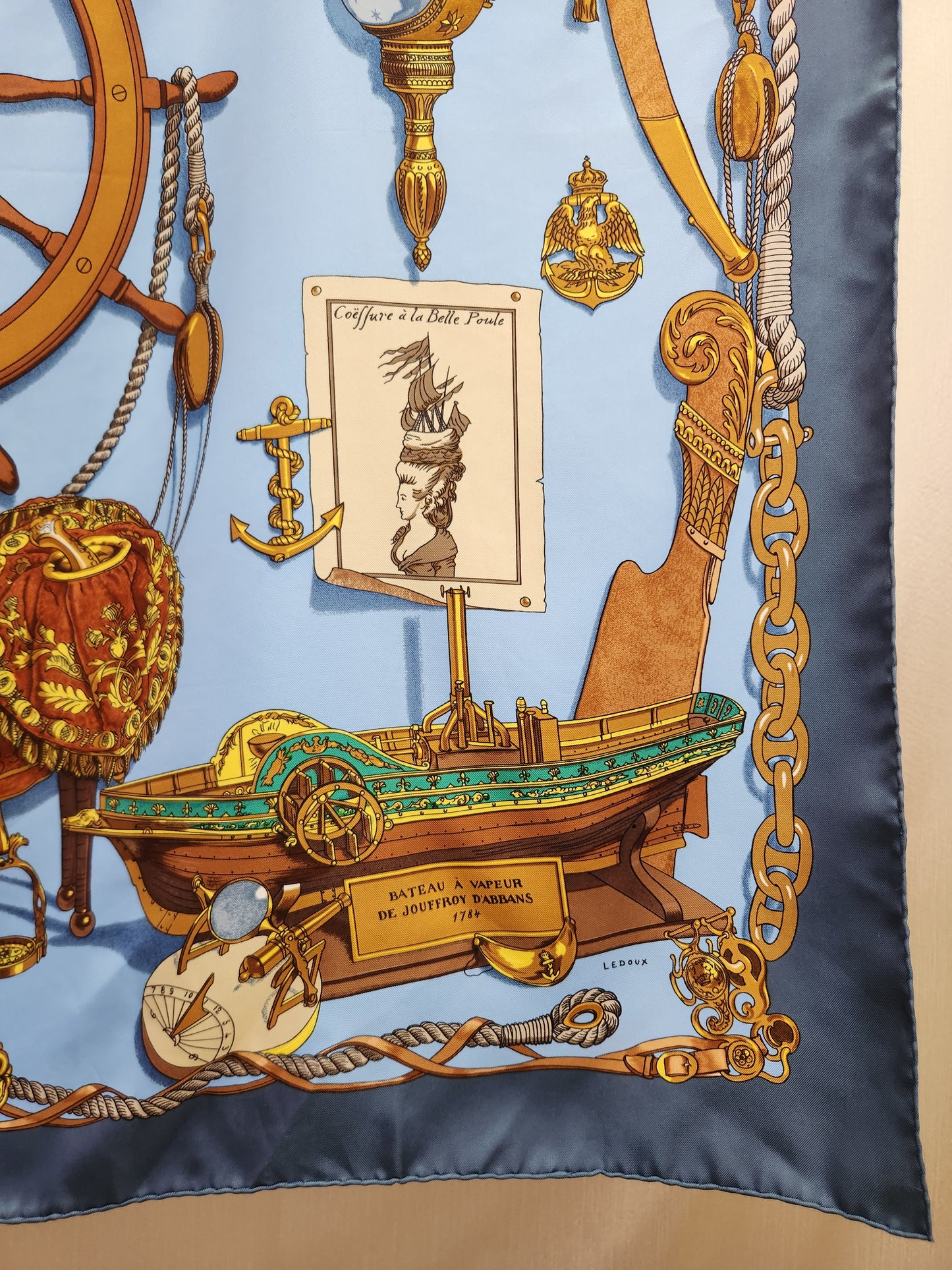 Vintage - Hermes "Musee Museum" 90cm Silk Scarf