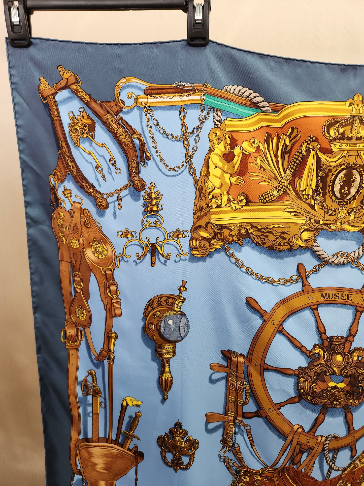 Vintage - Hermes "Musee Museum" 90cm Silk Scarf
