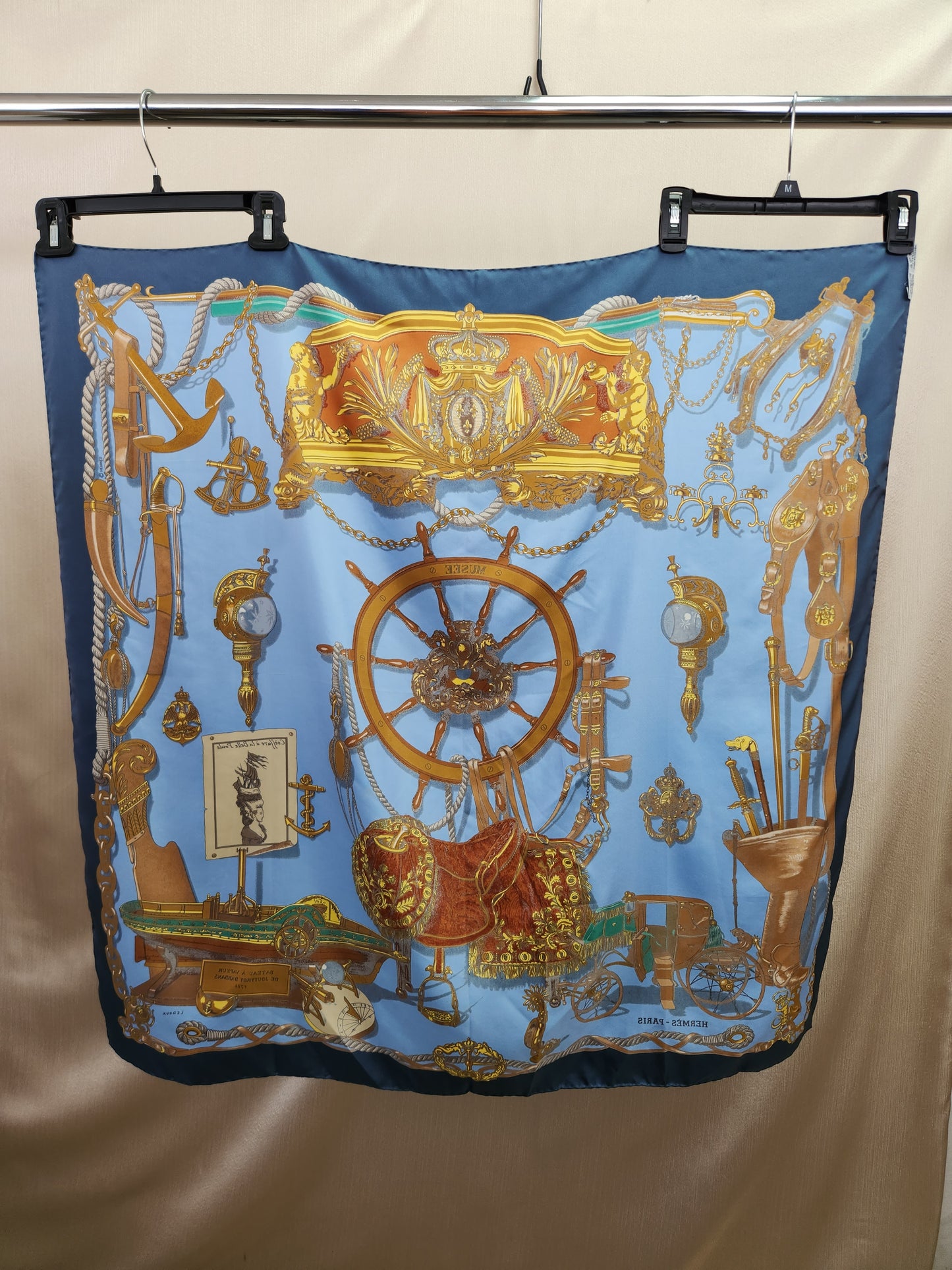 Vintage - Hermes "Musee Museum" 90cm Silk Scarf