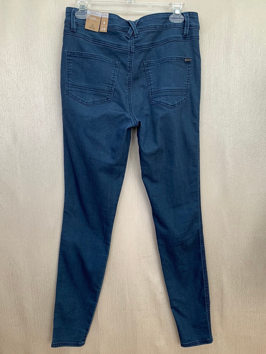 NWT - PRANA indigo High Rise Skinny Oday Jeans - 8 Tall / 29x32
