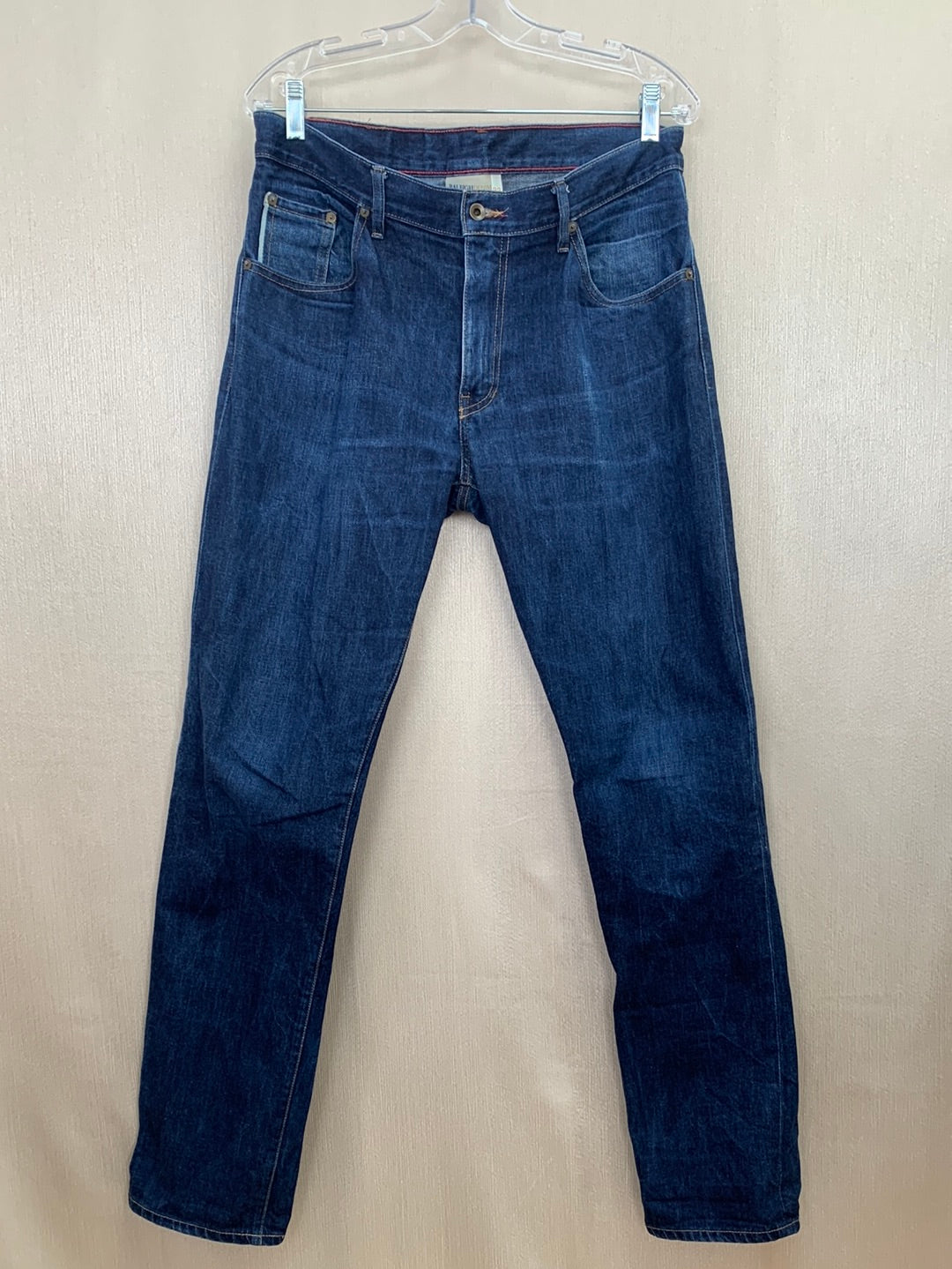RALEIGH DENIM dark wash Slim Fit Straight Leg Jones Jeans - 33