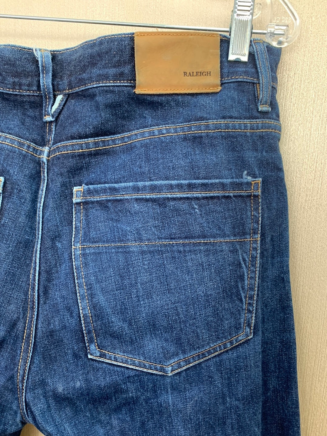RALEIGH DENIM dark wash Slim Fit Straight Leg Jones Jeans - 33