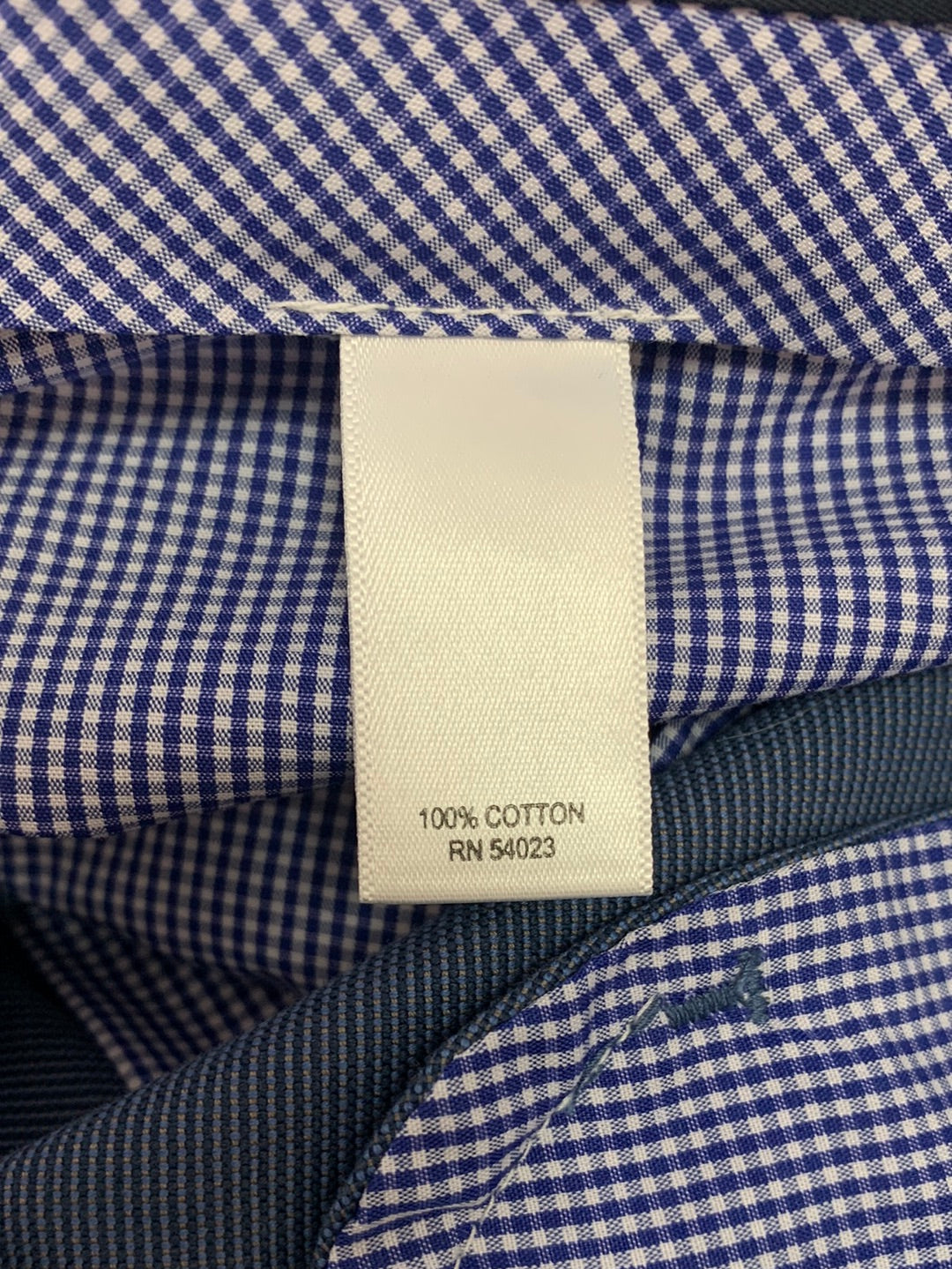 NWT - BANANA REPUBLIC blue Non-Iron Tailored Slim Fit Pants - 33x32