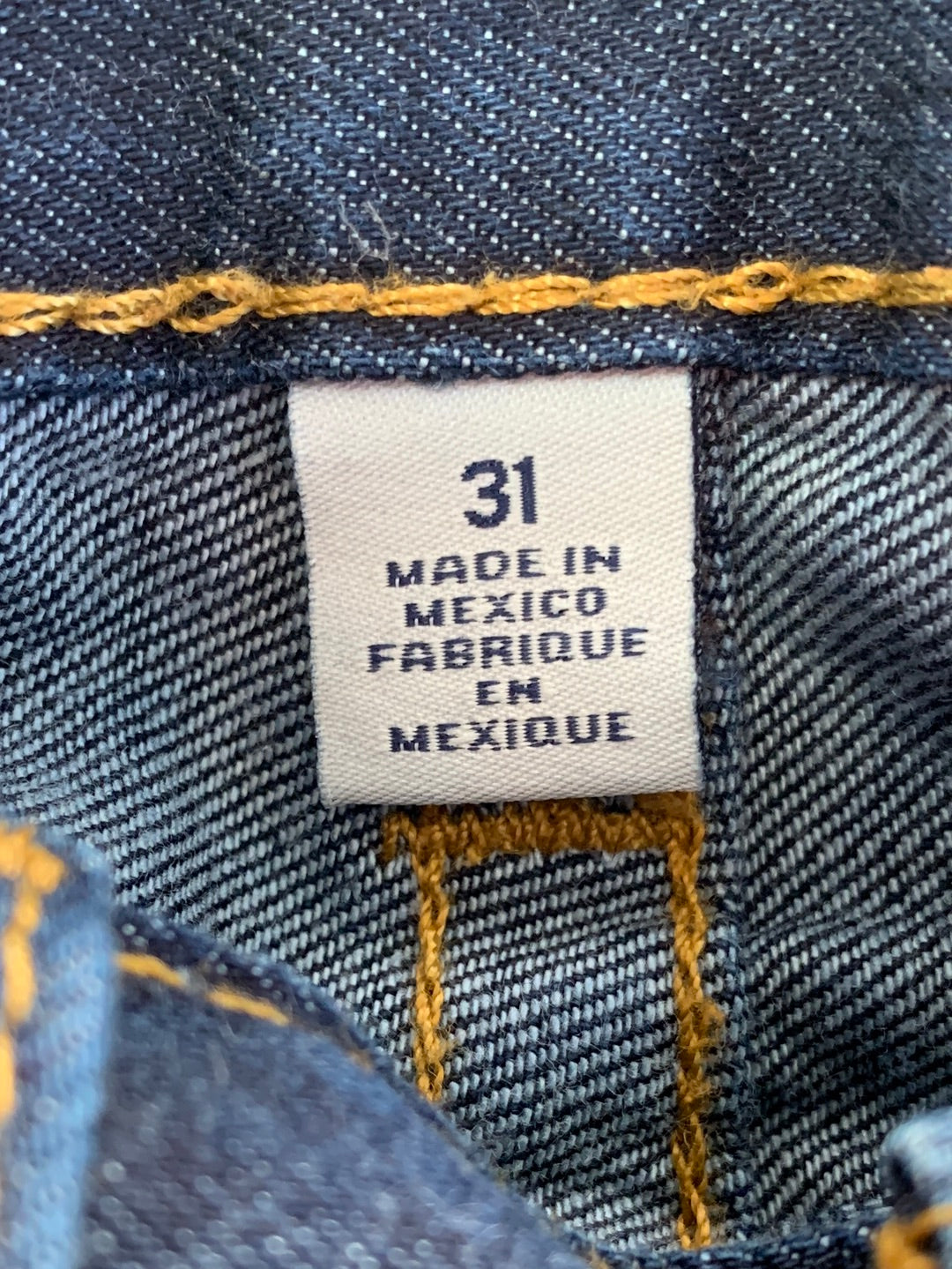 TRUE RELIGION dark wash Ricky Straight W Flaps World Tour Jeans - 31